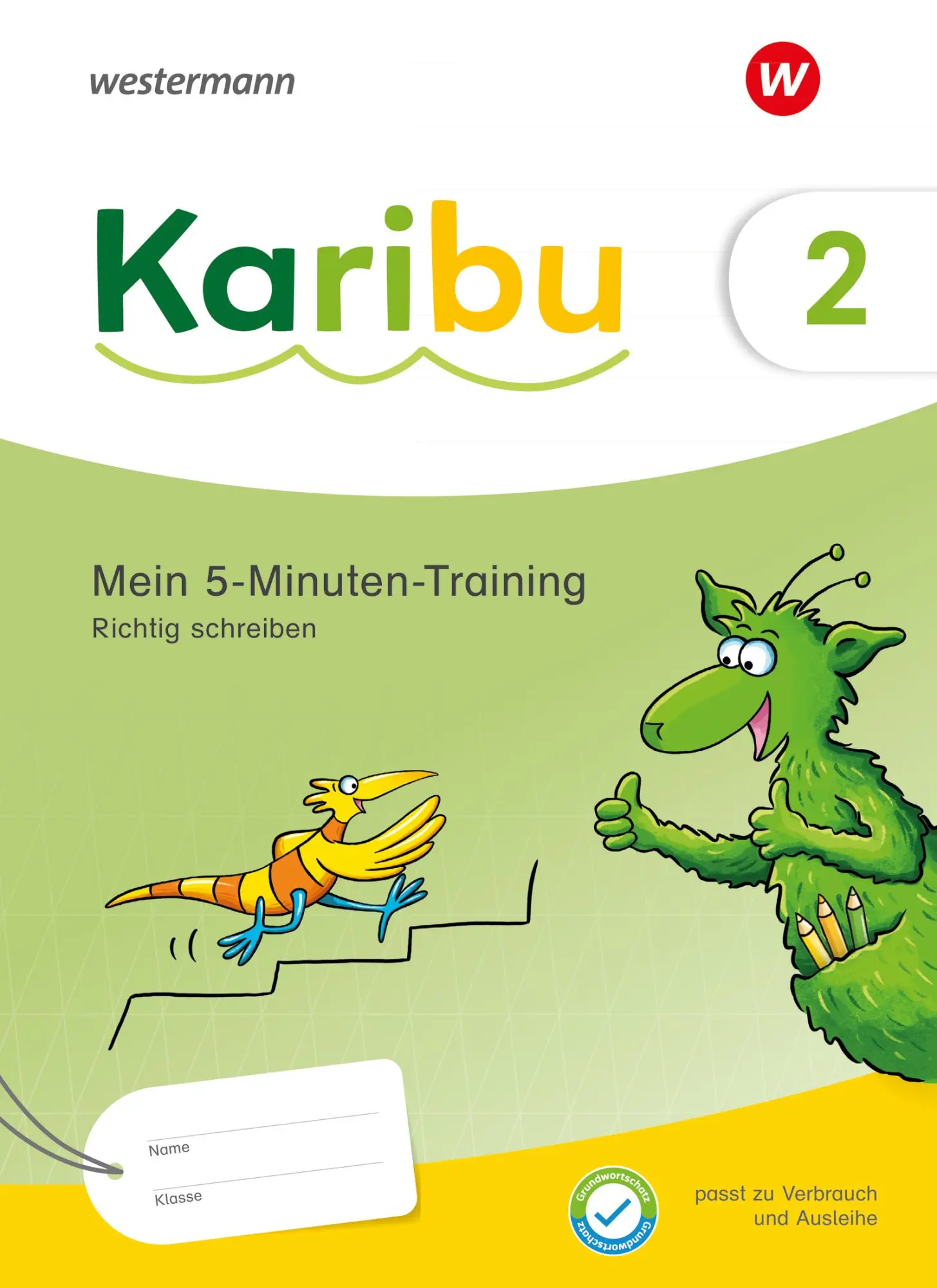 Cover: 9783141293739 | Karibu. 5 Minuten Training: Richtig schreiben 2 | Ausgabe 2024 | 48 S.