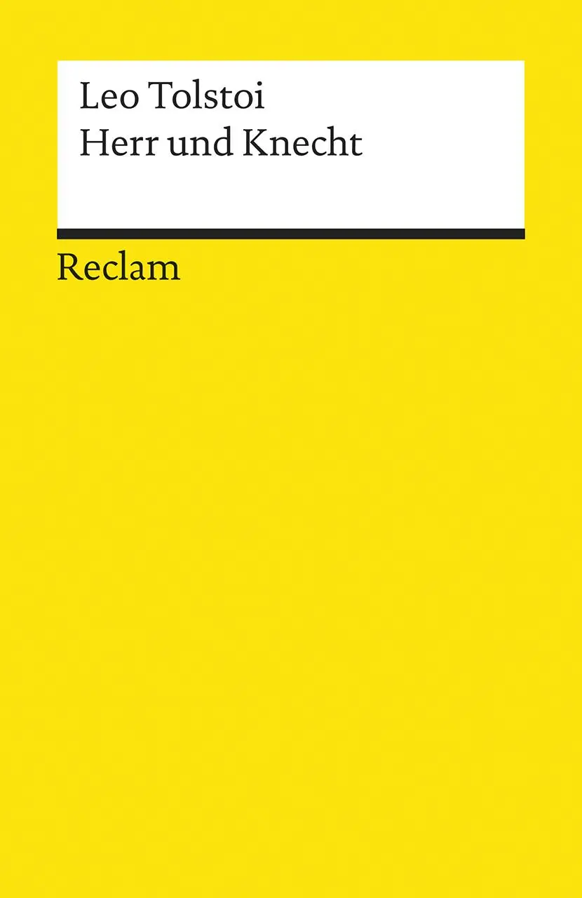 Cover: 9783150033739 | Herr und Knecht | Leo Tolstoi | Taschenbuch | 78 S. | Deutsch | 1986