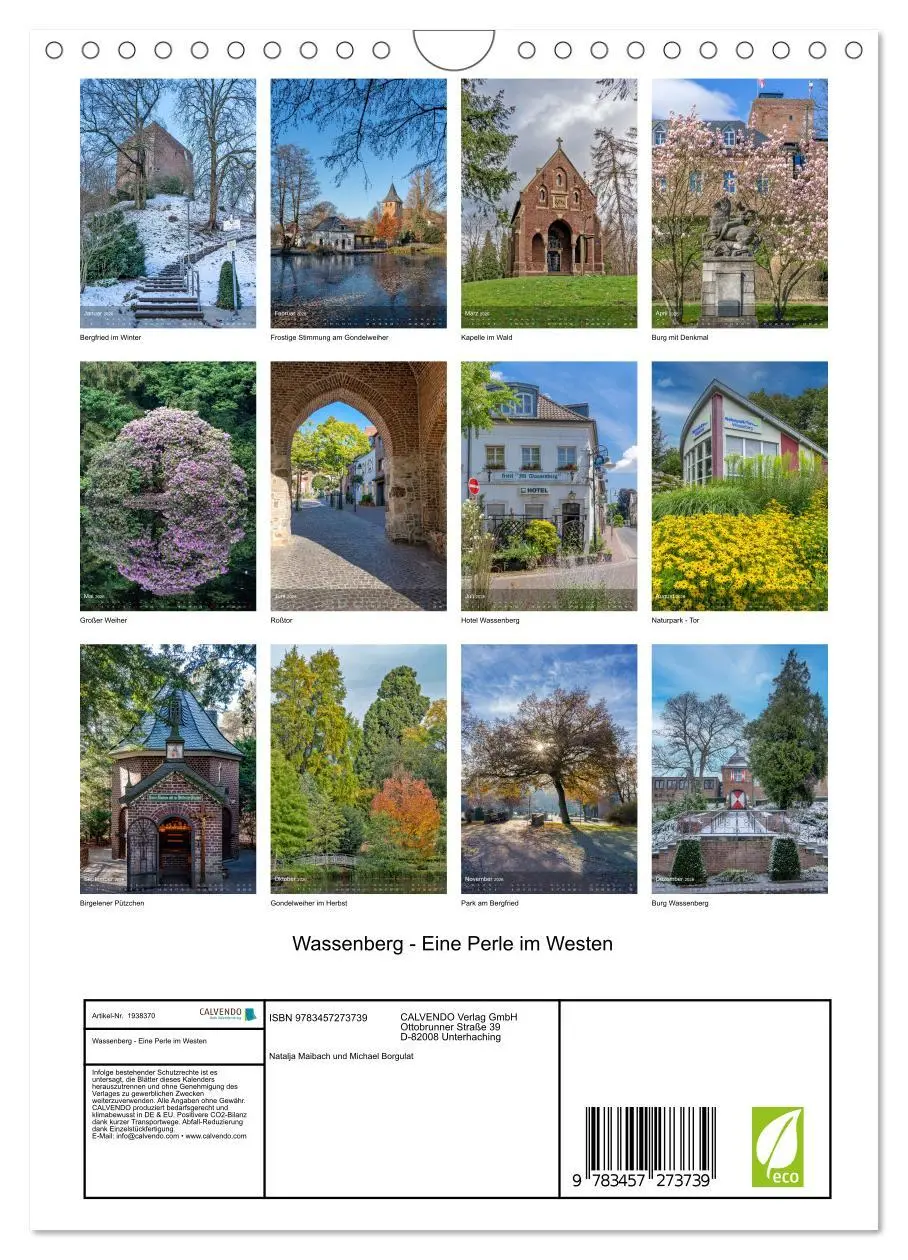 Bild: 9783457273739 | Wassenberg - Eine Perle im Westen (Wandkalender 2026 DIN A4 hoch),...