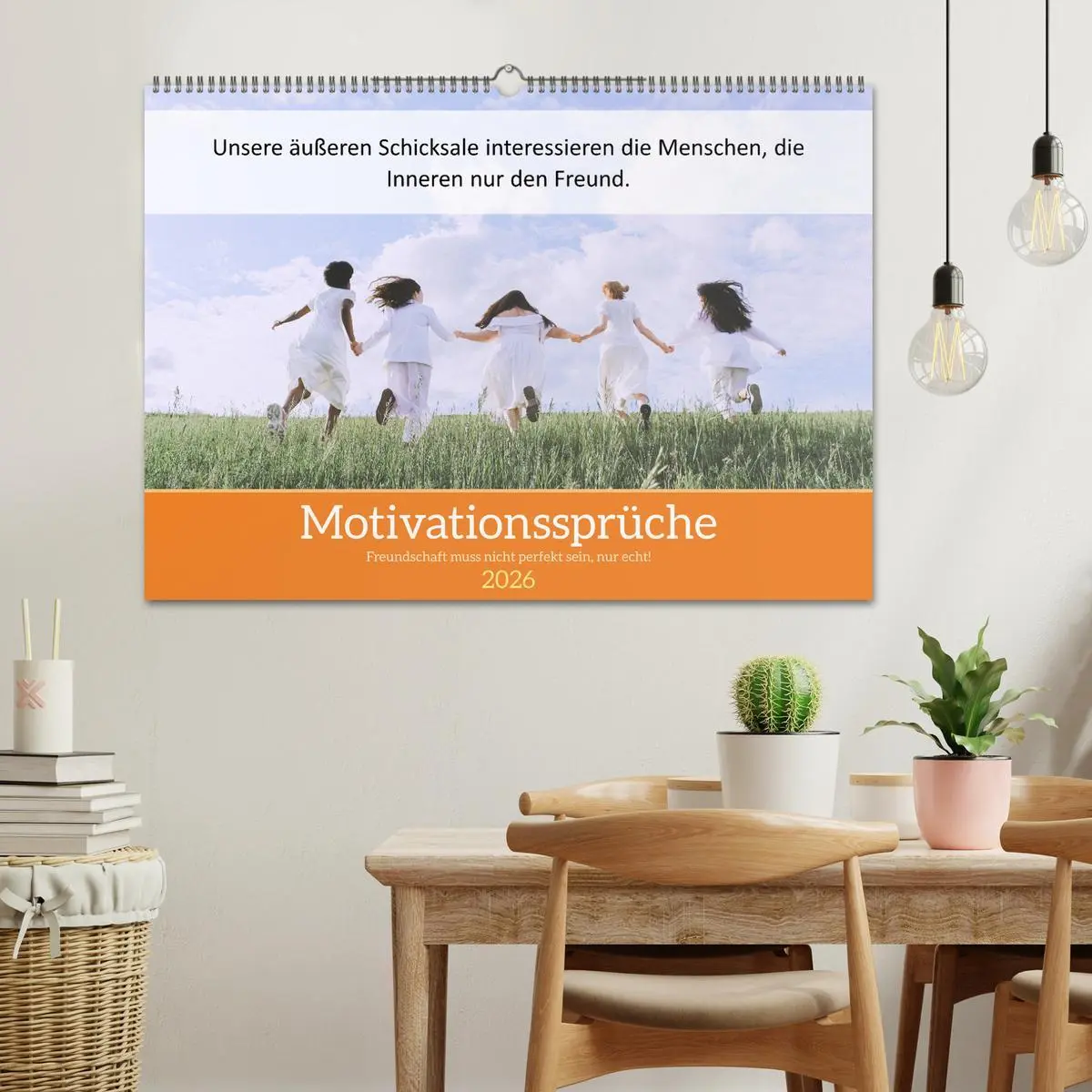 Bild: 9783457583739 | Motivationssprüche Freundschaft (Wandkalender 2026 DIN A2 quer),...