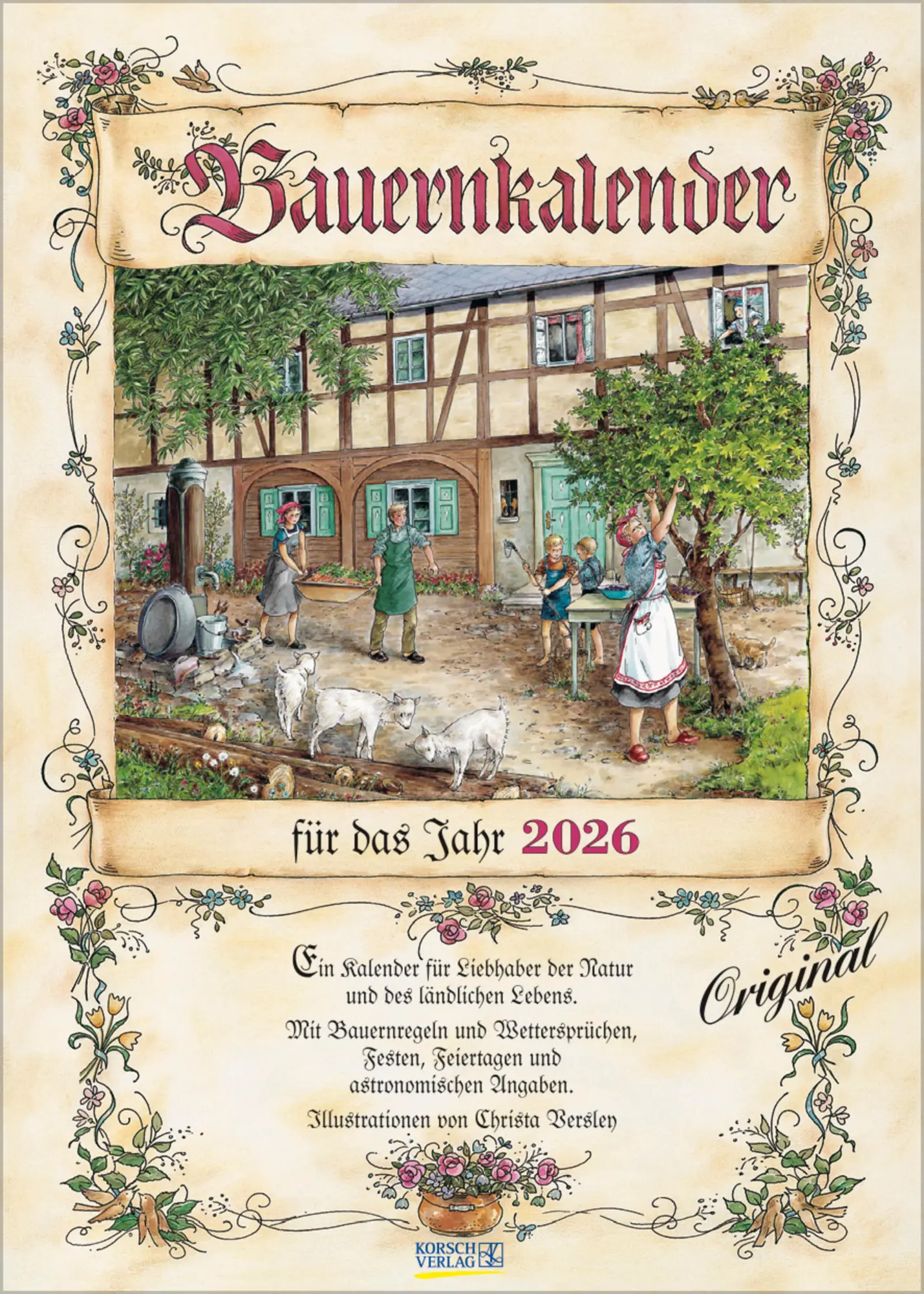 Cover: 9783731883739 | Bauernkalender 2026 | Verlag Korsch | Kalender | 13 S. | Deutsch