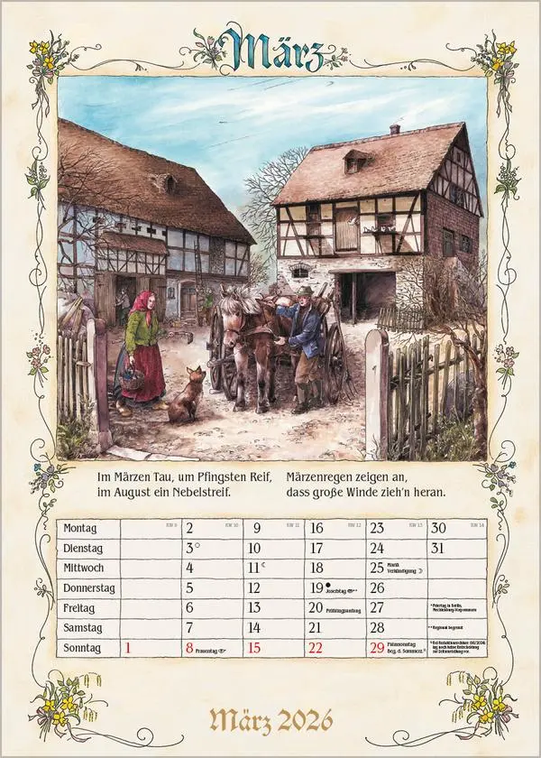 Bild: 9783731883739 | Bauernkalender 2026 | Verlag Korsch | Kalender | 13 S. | Deutsch