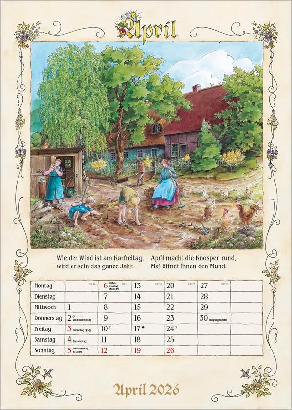 Bild: 9783731883739 | Bauernkalender 2026 | Verlag Korsch | Kalender | 13 S. | Deutsch Bild: 9783731883739 | Bauernkalender 2026 | Verlag Korsch | Kalender | 13 S. | Deutsch