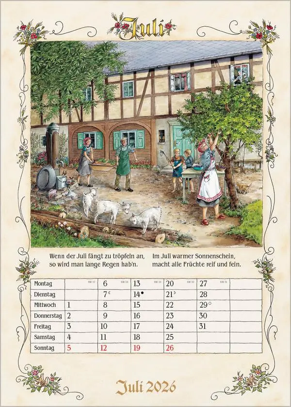 Bild: 9783731883739 | Bauernkalender 2026 | Verlag Korsch | Kalender | 13 S. | Deutsch