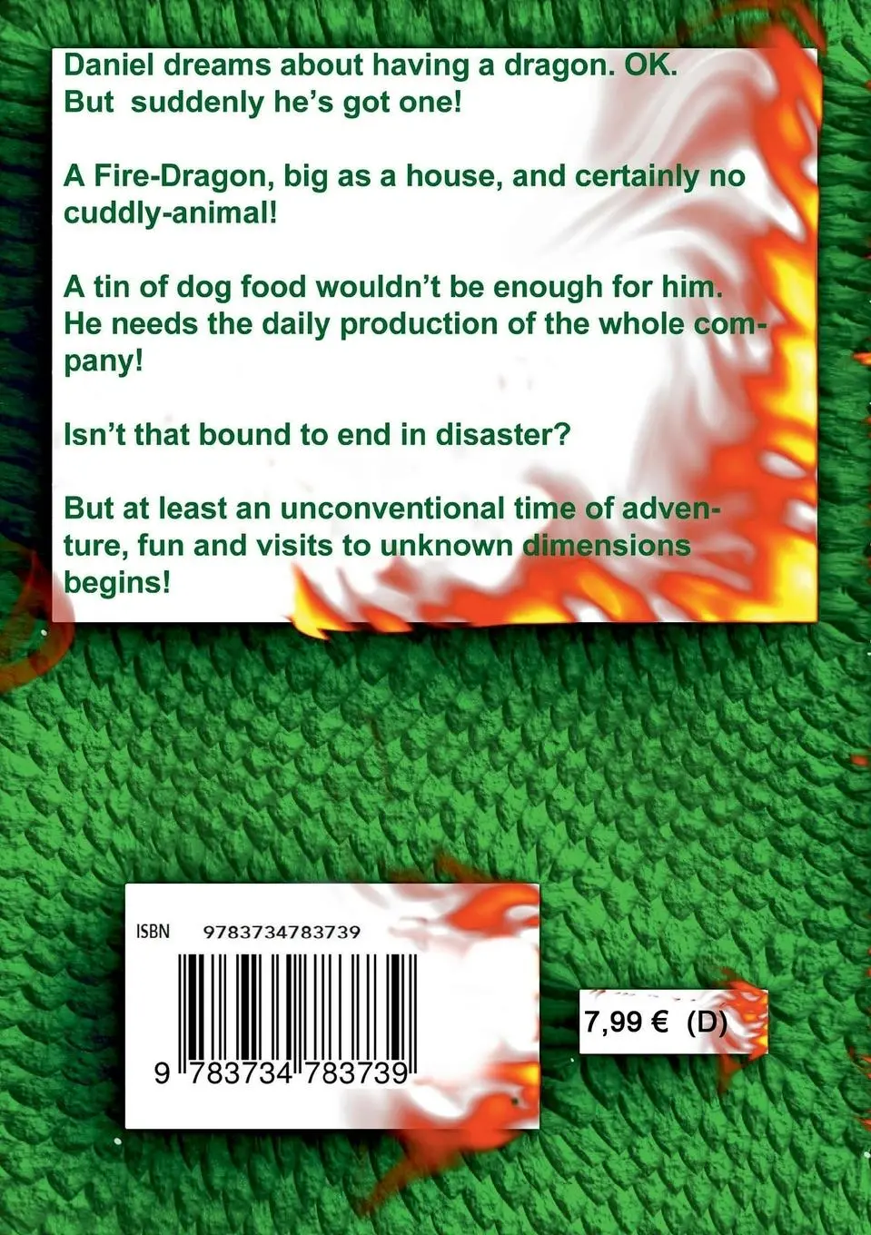 Rückseite: 9783734783739 | Do (not) Wish For Dragons | Peter Feldmann | Taschenbuch | 164 S.