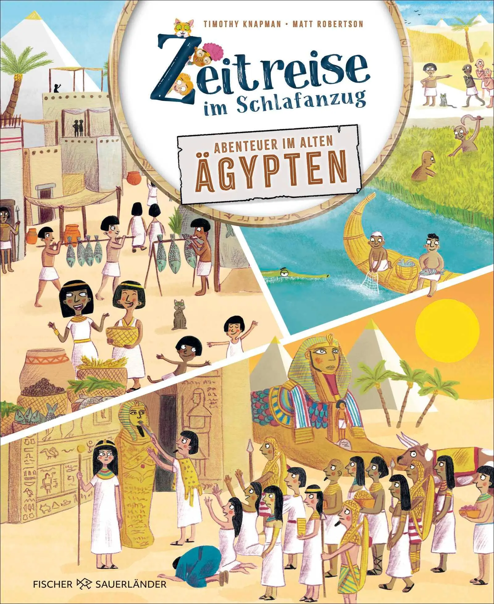 Cover: 9783737373739 | Zeitreise im Schlafanzug. Erlebe das alte Ägypten | Timothy Knapman