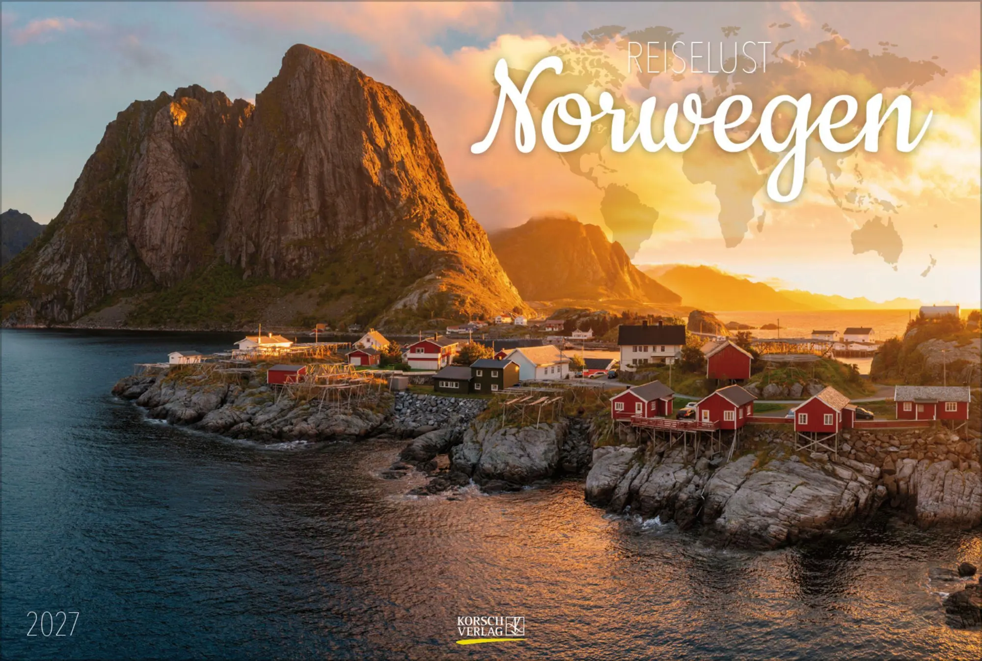 Cover: 9783819303739 | Reiselust Norwegen 2027 | Verlag Korsch | Kalender | 14 S. | Deutsch
