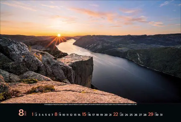 Bild: 9783819303739 | Reiselust Norwegen 2027 | Verlag Korsch | Kalender | 14 S. | Deutsch