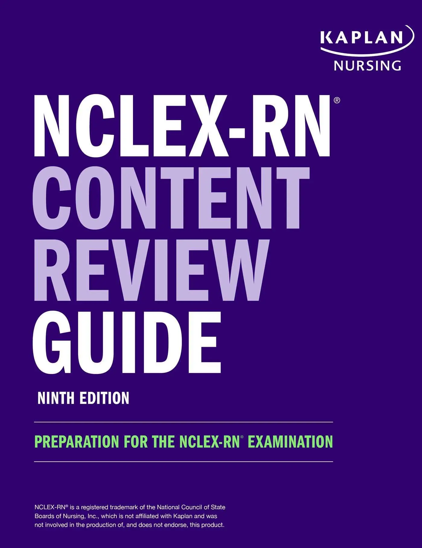 Cover: 9781506273839 | Nclex-RN Content Review Guide | Kaplan Nursing | Taschenbuch | 2023