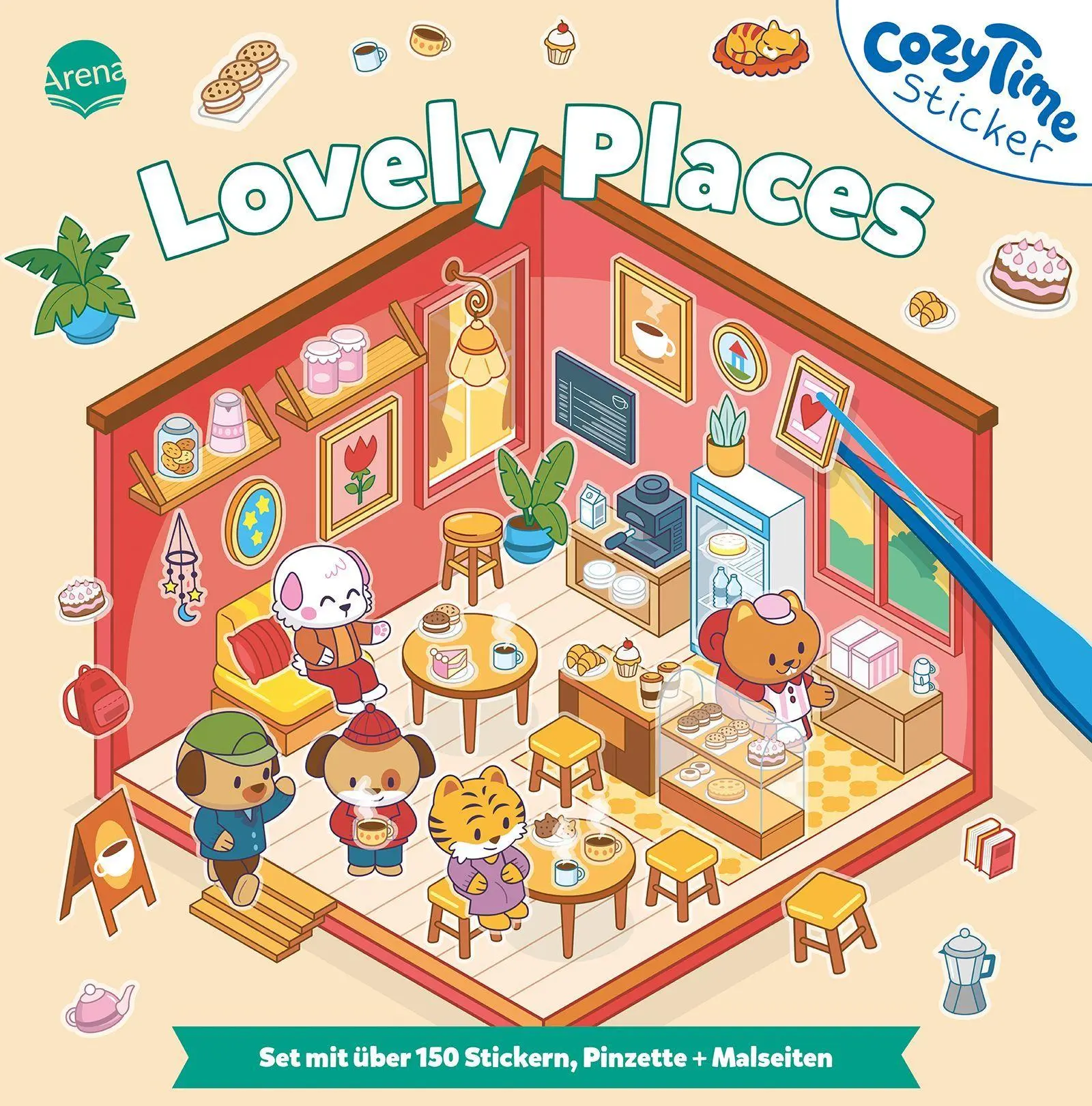 Cover: 9783401723839 | Cozy Time Sticker. Lovely Places | Lea Franck | Taschenbuch | 60 S.