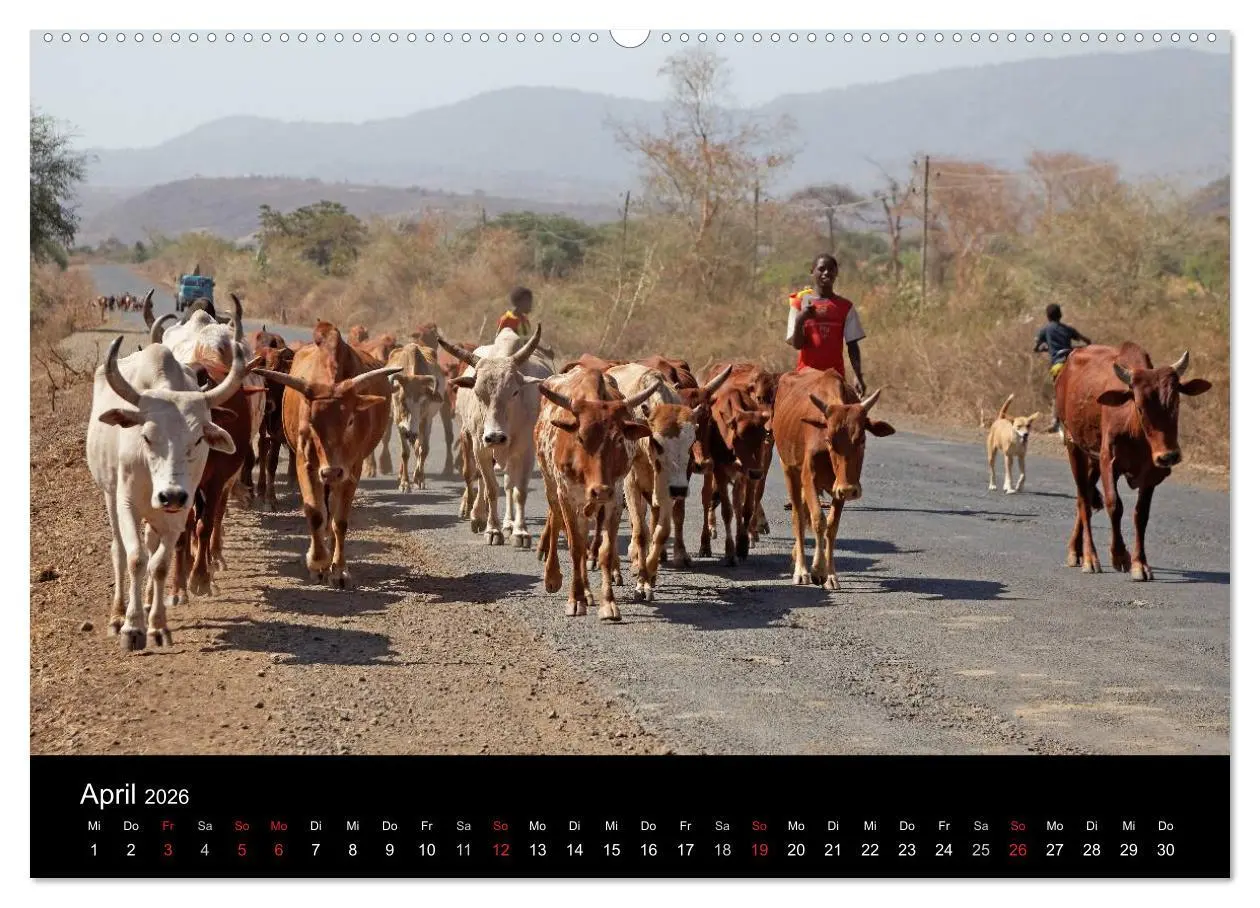 Bild: 9783516043839 | Landleben in Äthiopien (hochwertiger Premium Wandkalender 2026 DIN...