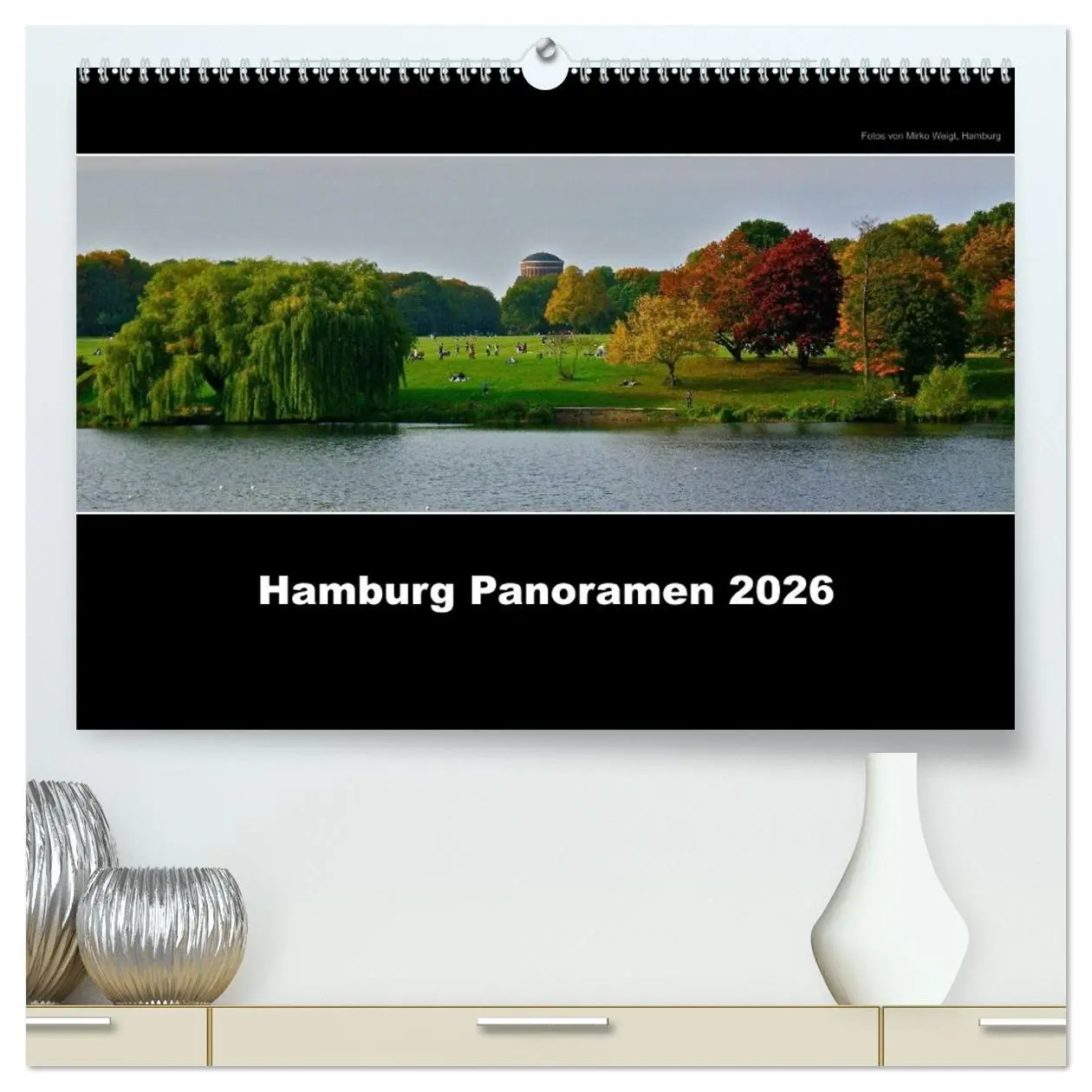 Cover: 9783516113839 | Hamburg Panoramen 2026 (hochwertiger Premium Wandkalender 2026 DIN...