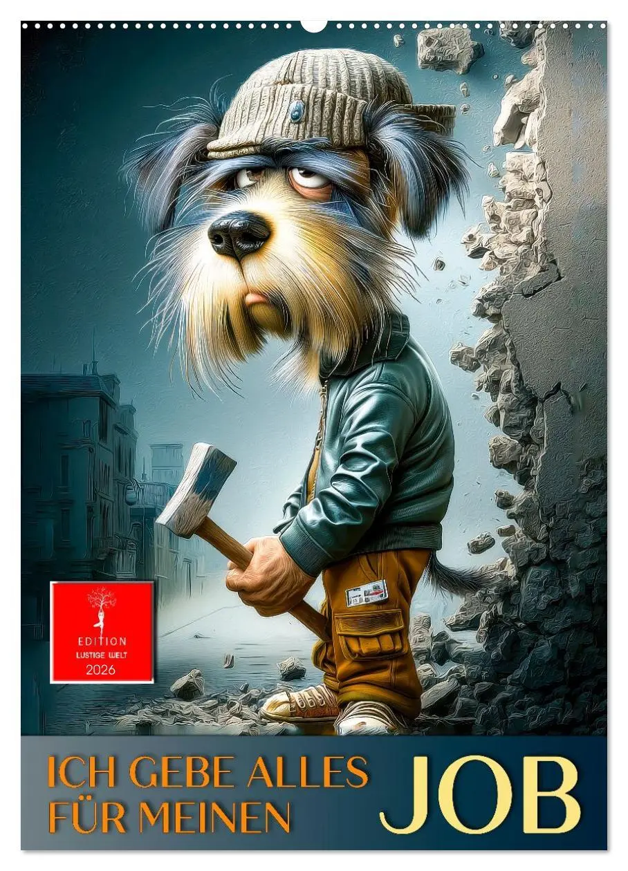 Cover: 9783516593839 | Ich gebe alles für meinen Job (Wandkalender 2026 DIN A2 hoch),...