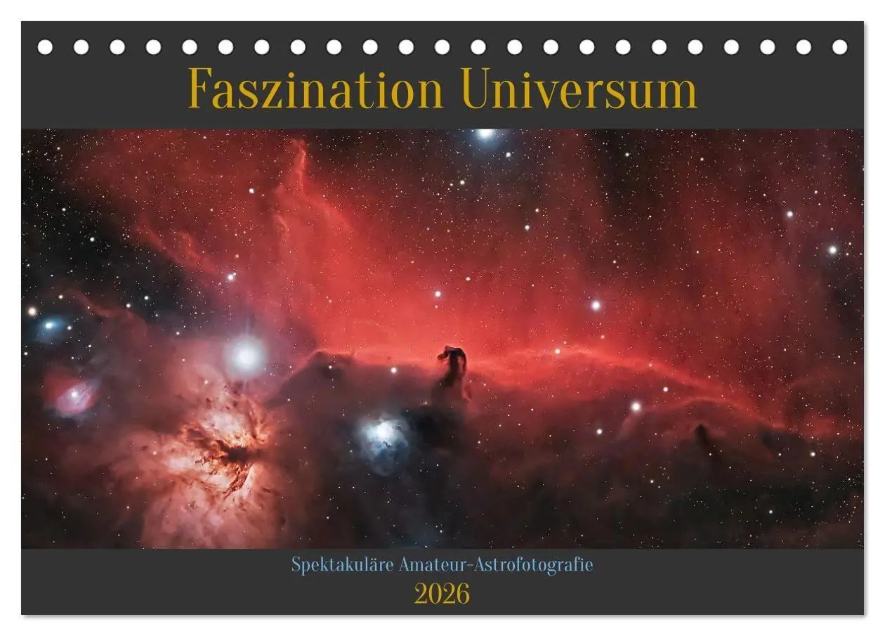Cover: 9783516733839 | Faszination Universum (Tischkalender 2026 DIN A5 quer), CALVENDO...