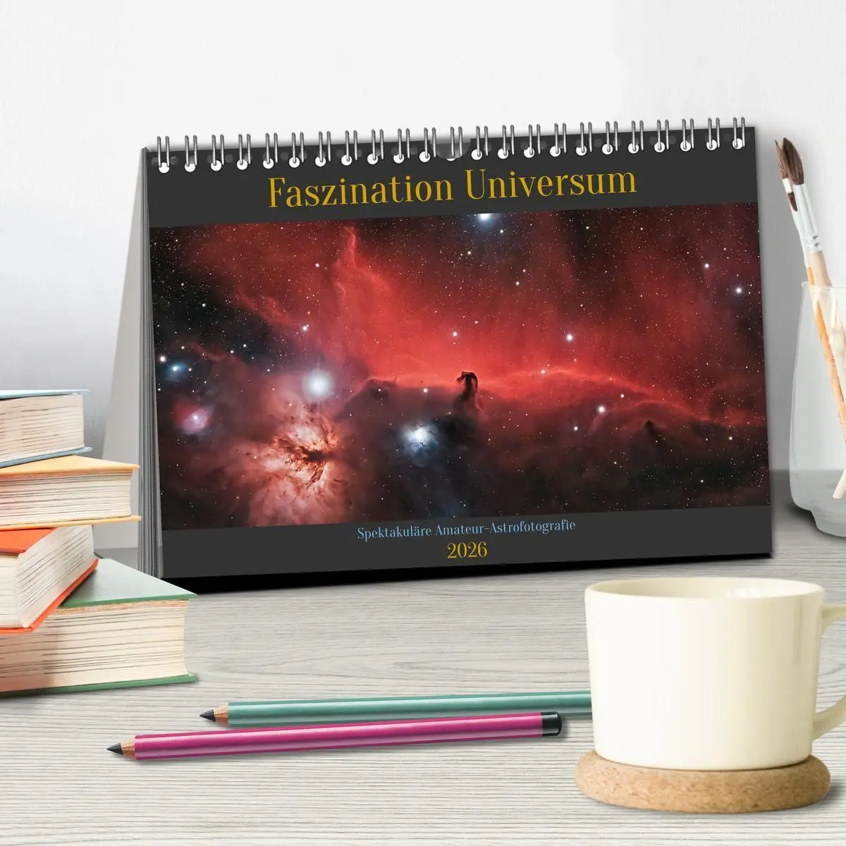 Bild: 9783516733839 | Faszination Universum (Tischkalender 2026 DIN A5 quer), CALVENDO...