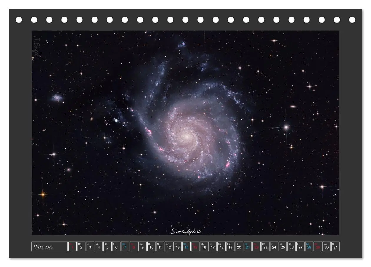 Bild: 9783516733839 | Faszination Universum (Tischkalender 2026 DIN A5 quer), CALVENDO...