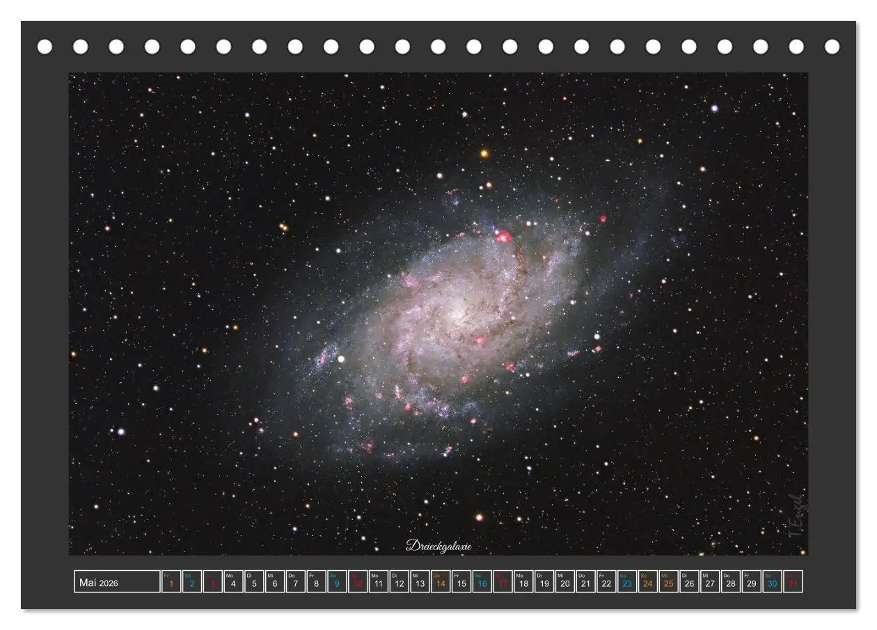 Bild: 9783516733839 | Faszination Universum (Tischkalender 2026 DIN A5 quer), CALVENDO...
