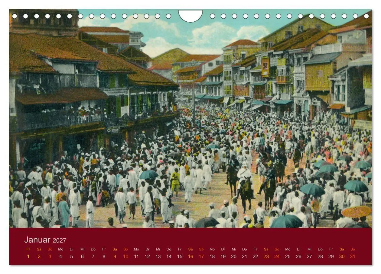 Bild: 9783569683839 | Altes Indien um 1900 (Wandkalender 2027 DIN A4 quer), CALVENDO...