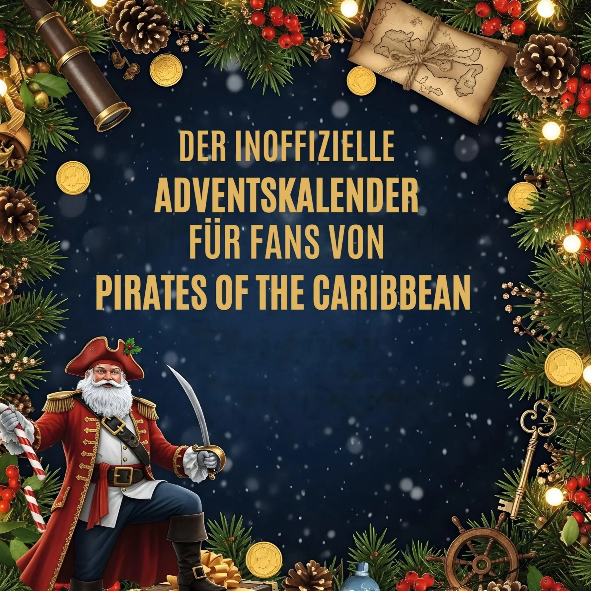 Cover: 9783695313839 | Der inoffizielle Adventskalender für Fans von Pirates of the Caribbean