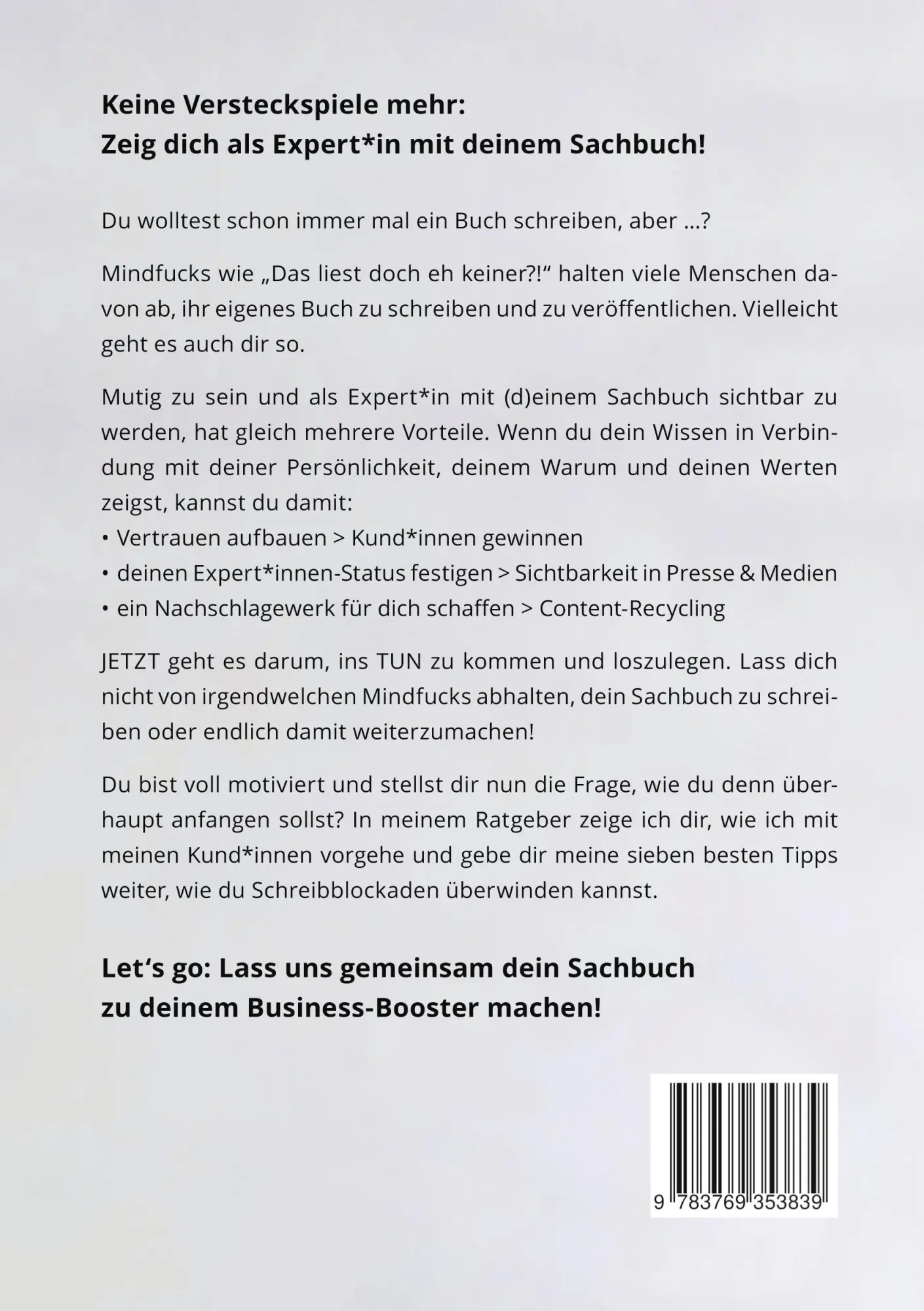 Rückseite: 9783769353839 | Das liest doch eh keiner?! | Vera Fechtig | Taschenbuch | 40 S. | 2025
