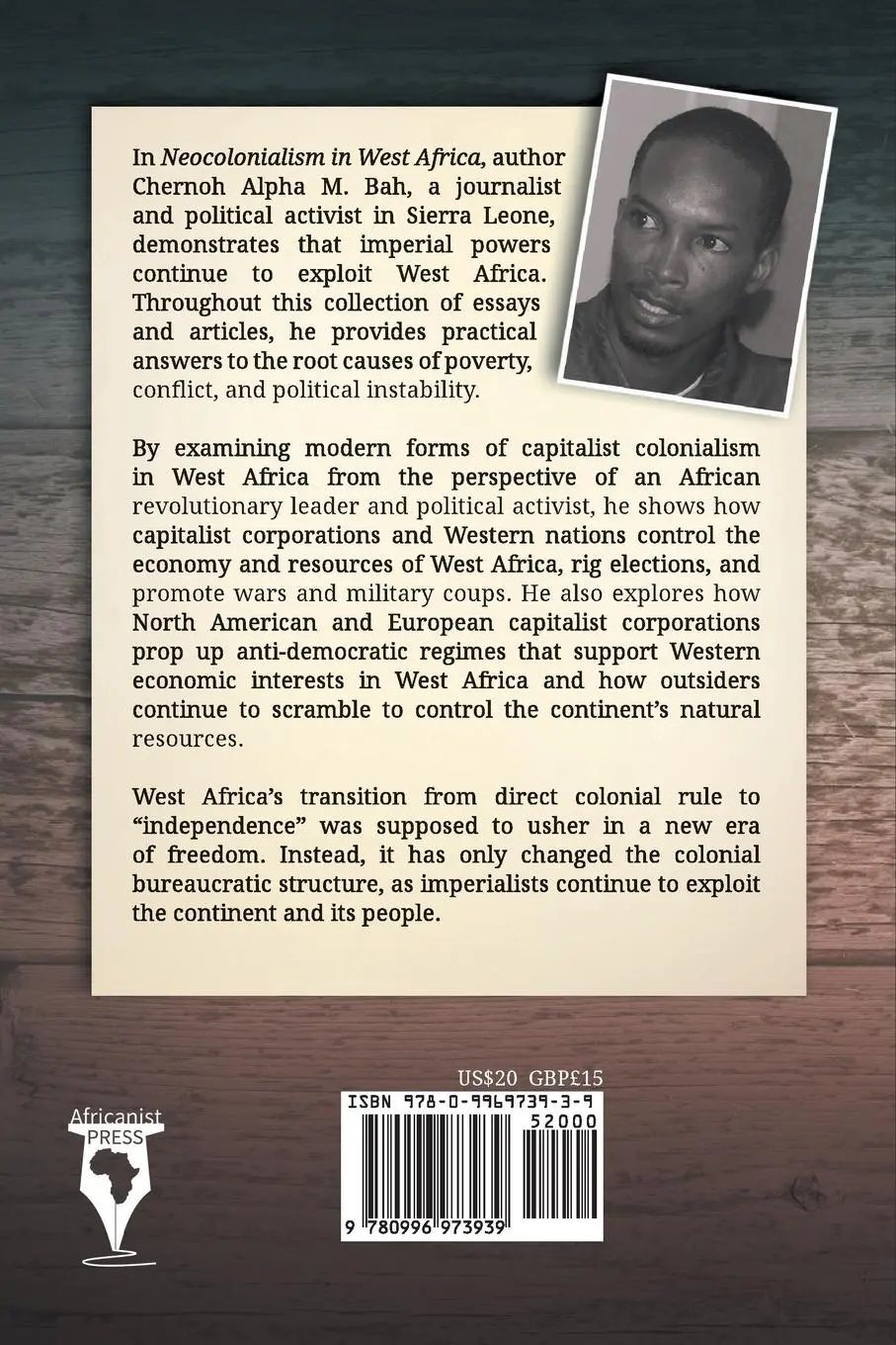Rückseite: 9780996973939 | Neocolonialism in West Africa | A Collection of Essays and Articles