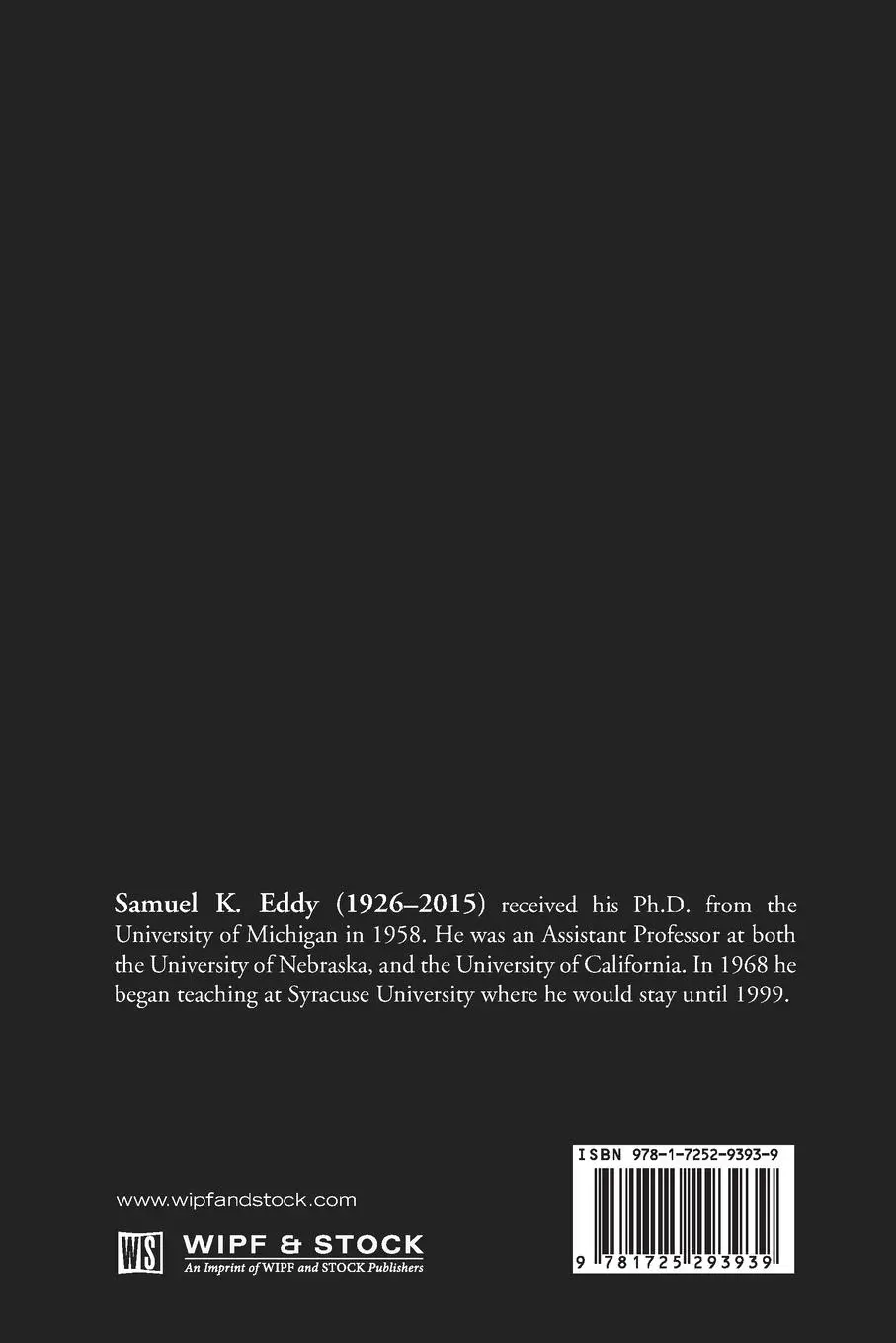 Rückseite: 9781725293939 | The King is Dead | Samuel K. Eddy | Taschenbuch | Englisch | 2021