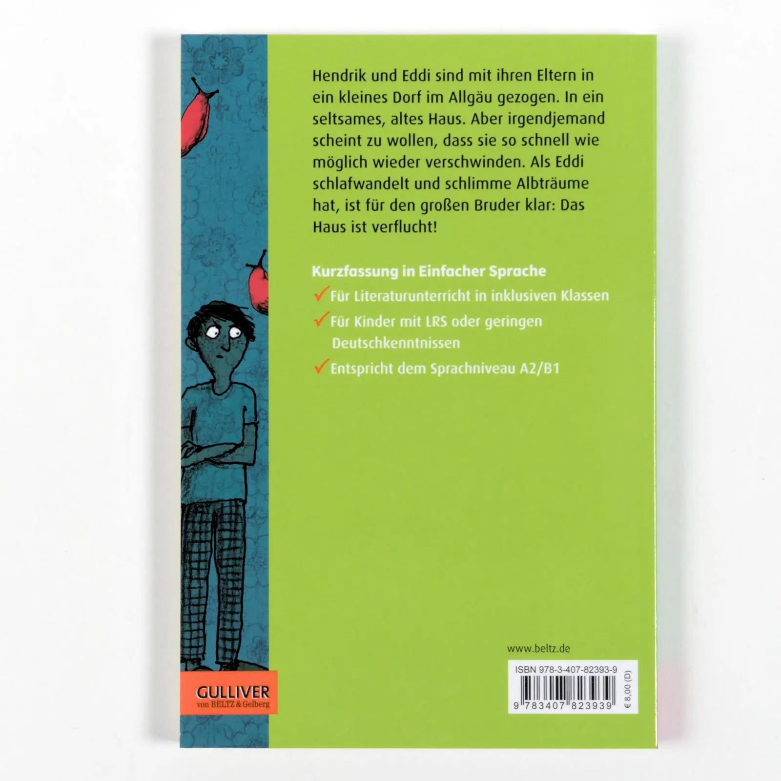 Rückseite: 9783407823939 | Kurzfassung in Einfacher Sprache. Das schaurige Haus | Martina Wildner
