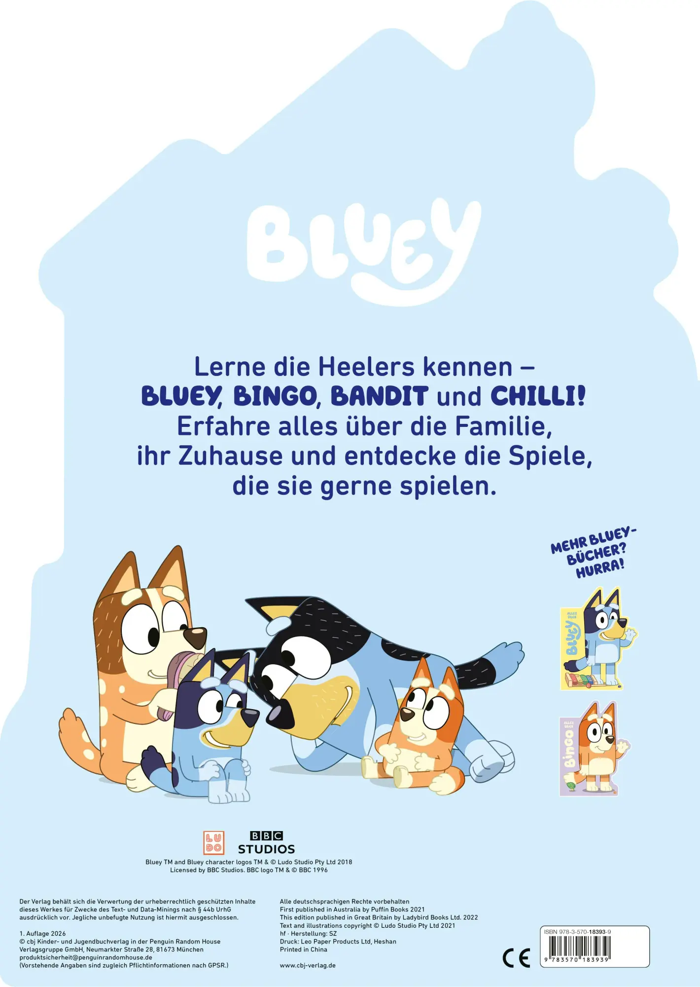 Bild: 9783570183939 | BLUEY - Zuhause bei den Heelers | Buch | BLUEY - Pappbilderbücher