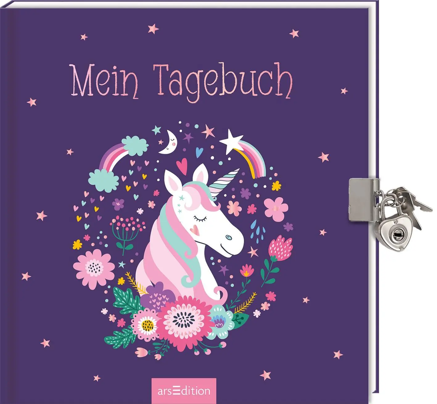 Cover: 4014489134039 | Mein Tagebuch - Einhorn (mit Schloss) | Buch | 80 S. | Deutsch | 2024