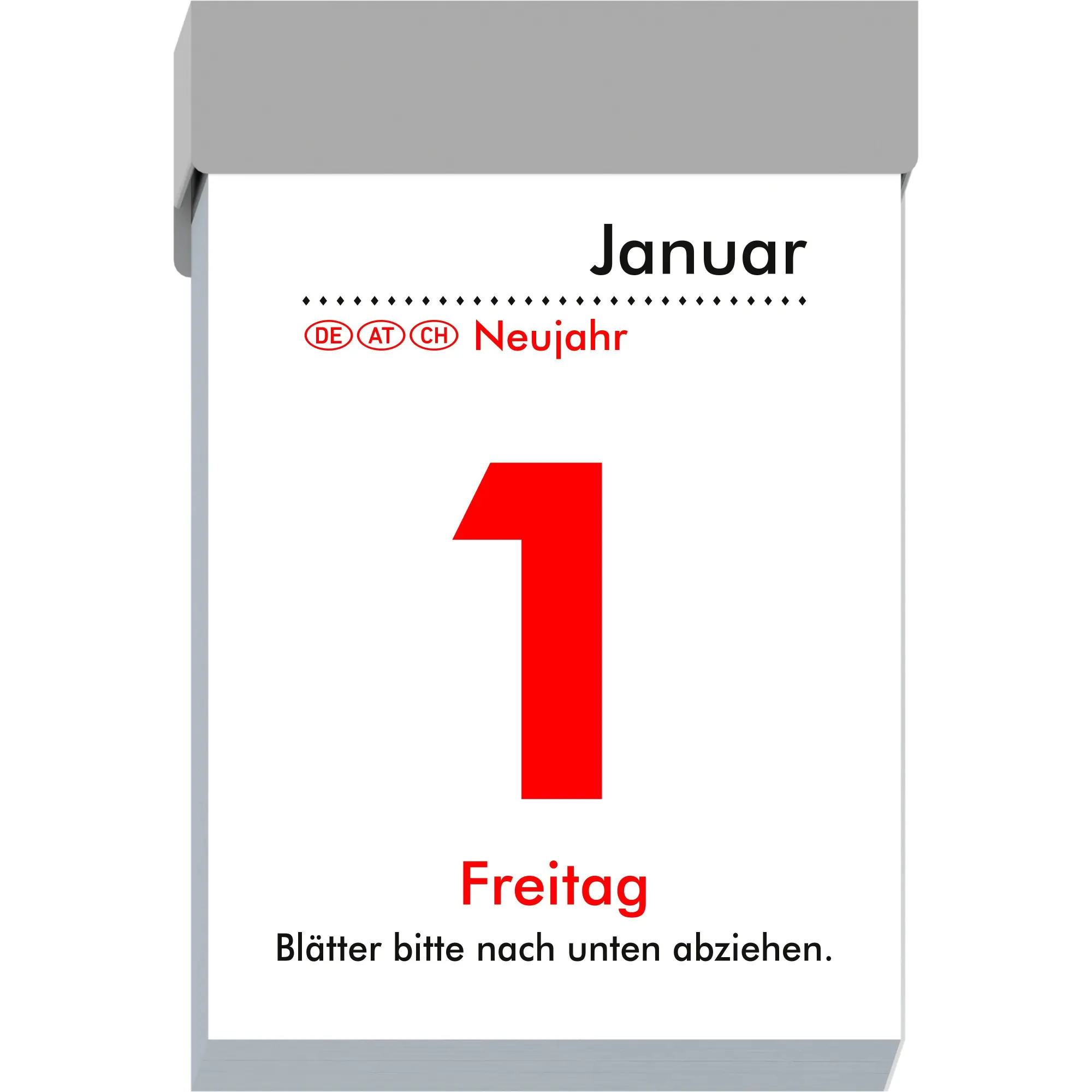 Bild: 4069095014039 | Tagesabreißkalender S 2027 | Neumann Verlage GmbH &amp; Co KG | Kalender