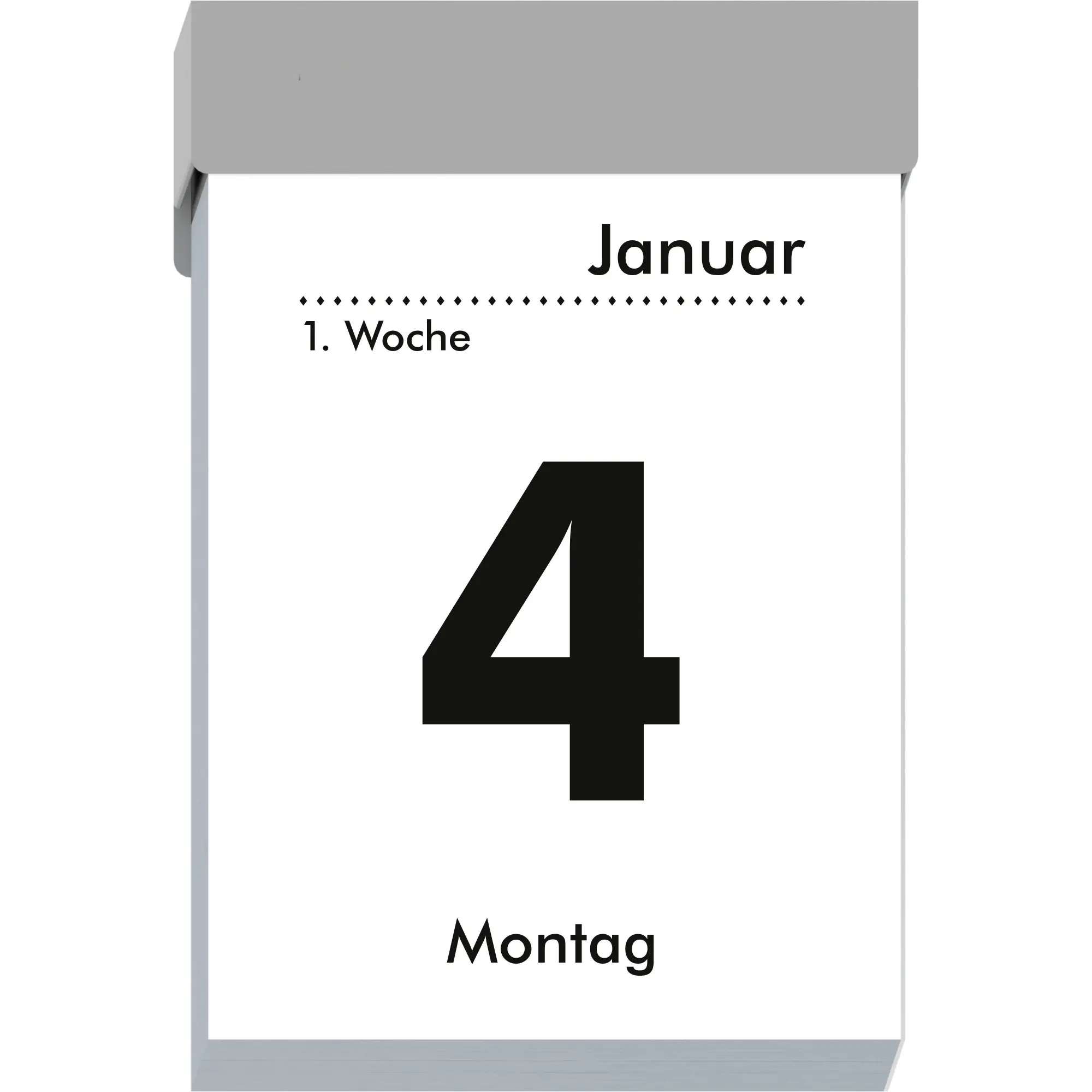 Bild: 4069095014039 | Tagesabreißkalender S 2027 | Neumann Verlage GmbH &amp; Co KG | Kalender