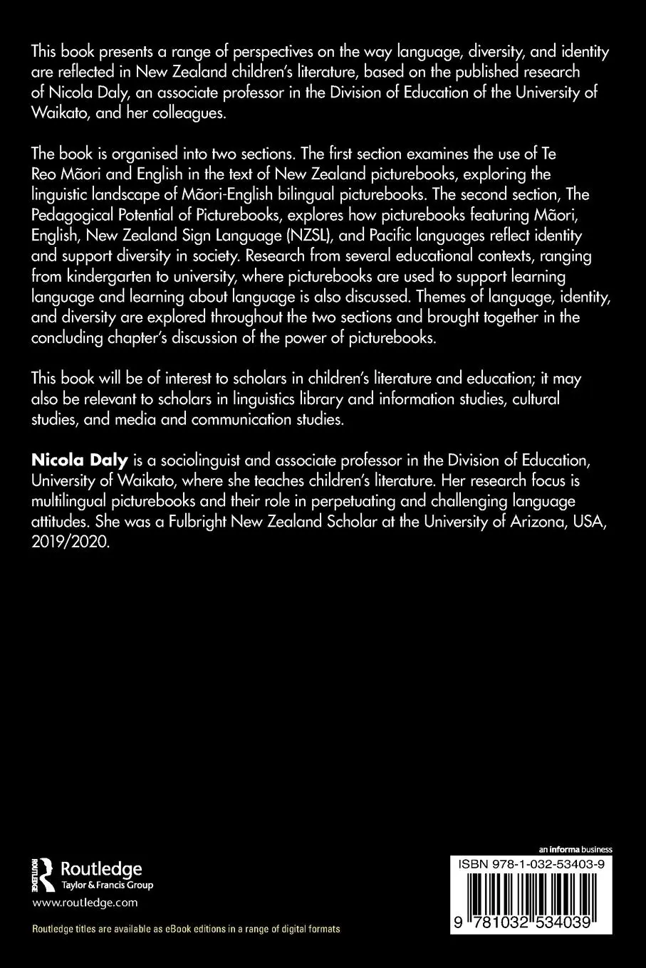 Rückseite: 9781032534039 | Language, Identity and Diversity in Picturebooks | Nicola Daly | Buch