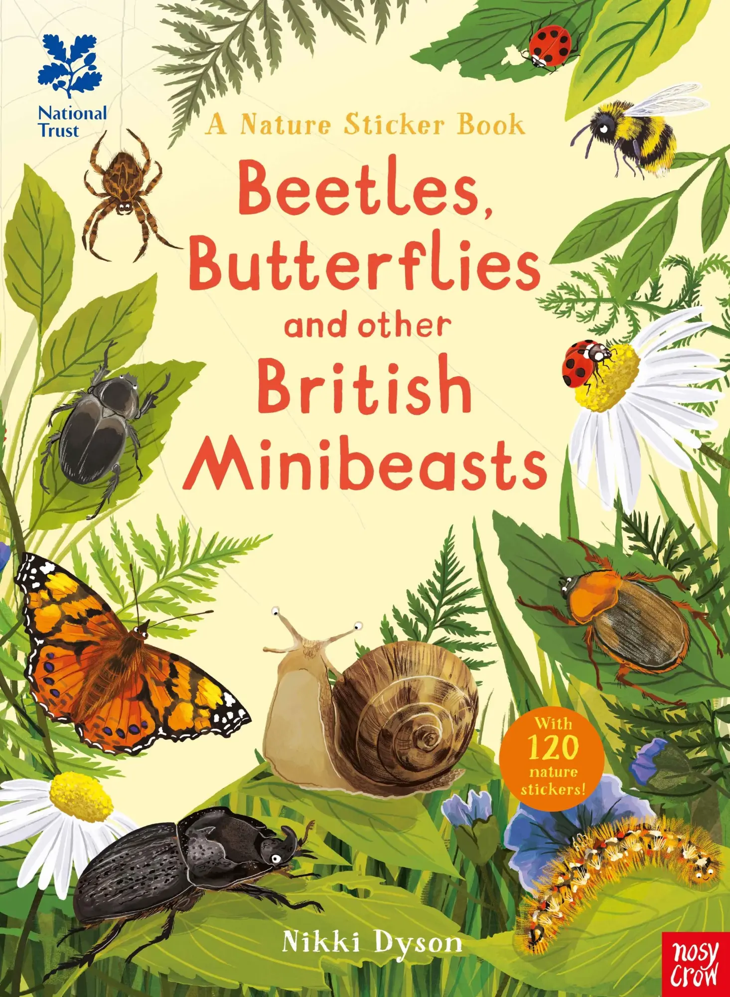 Cover: 9781788004039 | National Trust: Beetles, Butterflies and other British Minibeasts