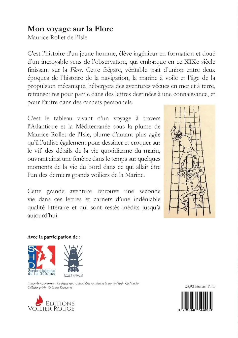 Rückseite: 9782940744039 | Mon voyage sur la Flore | Lettres et carnets | l'Isle | Taschenbuch