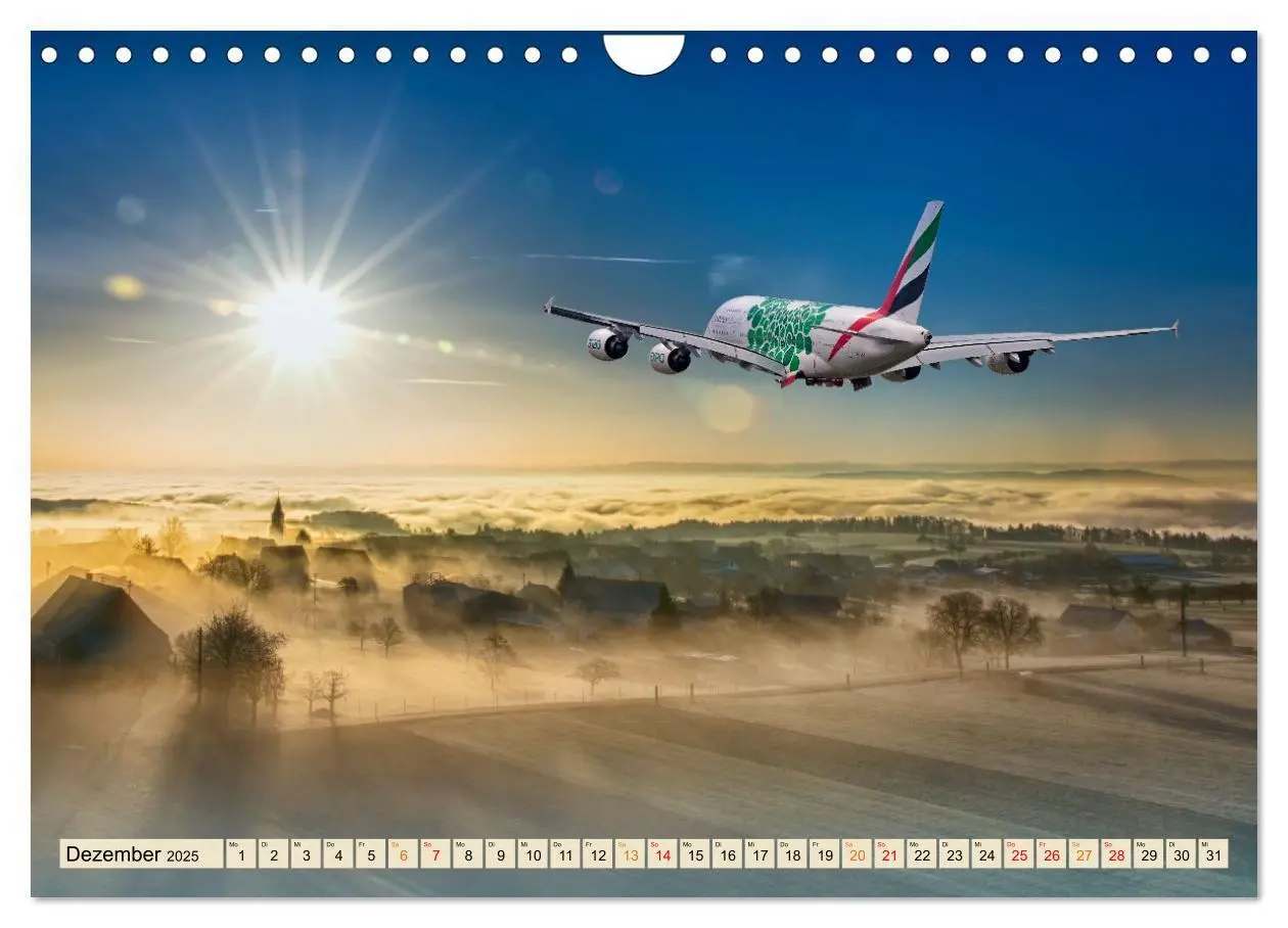 Bild: 9783383964039 | Flugzeuge - ab in den Urlaub (Wandkalender 2025 DIN A4 quer),...