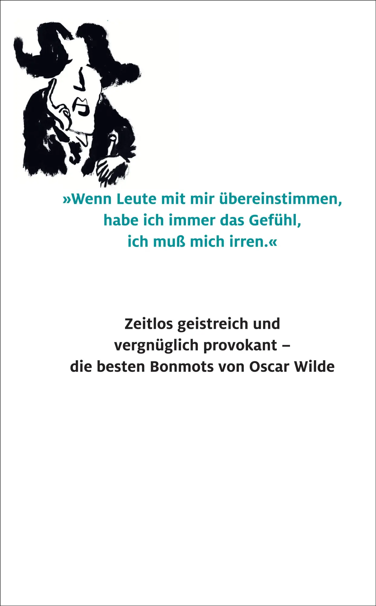 Rückseite: 9783458684039 | 'Ich kann allem widerstehen außer der Versuchung' | Oscar Wilde | Buch