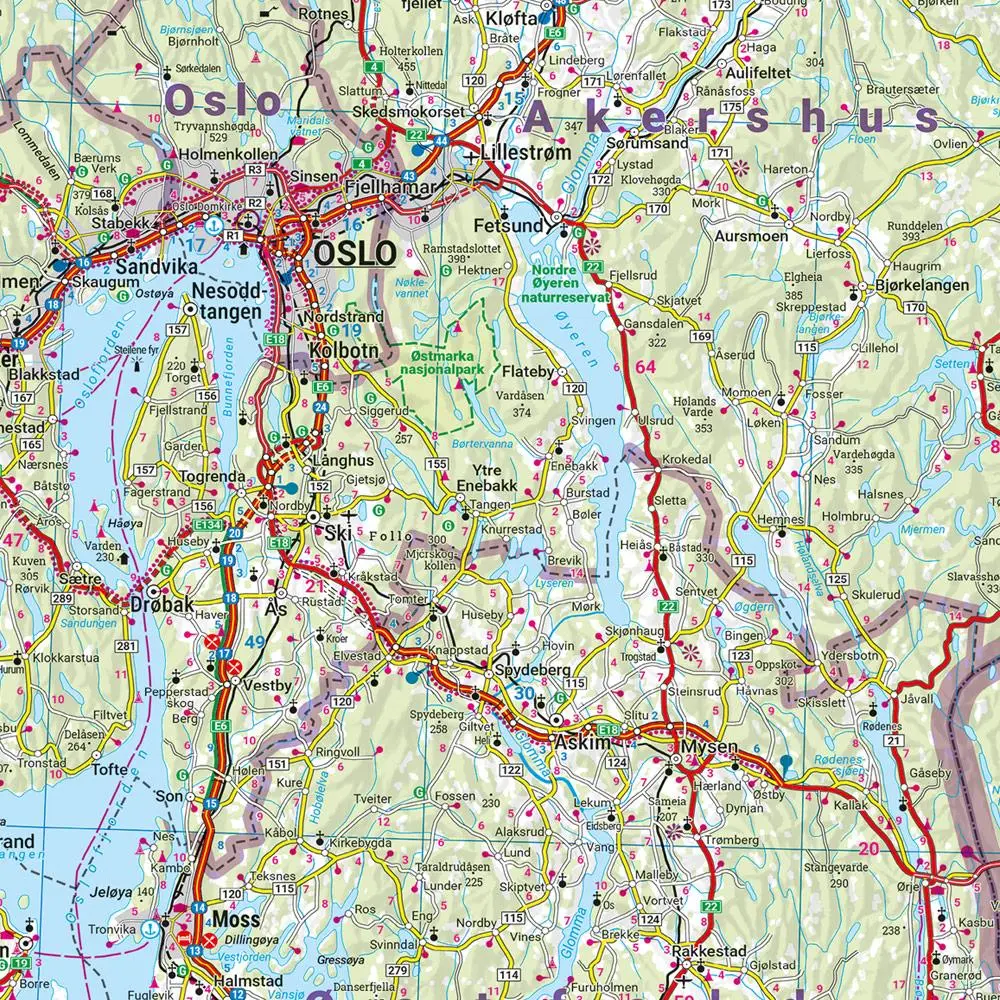 Bild: 9783707924039 | Norwegen, Straßenkarte 1:600.000, freytag &amp; berndt | Freytag &amp; Berndt