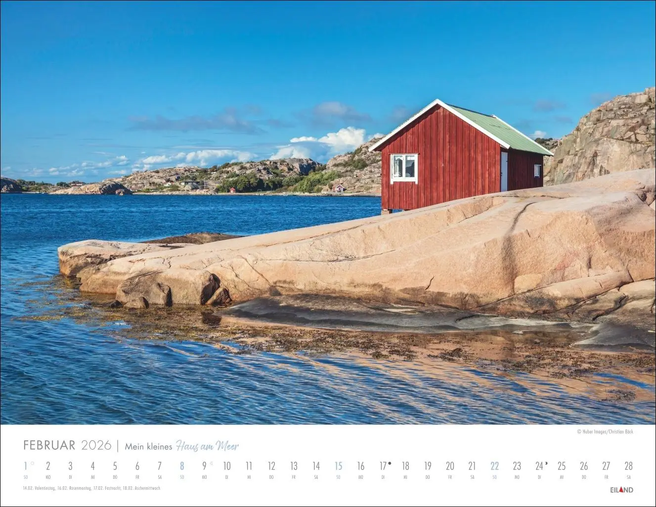 Bild: 9783964024039 | Mein kleines Haus am Meer Kalender 2026 | Kalender | Spiralbindung