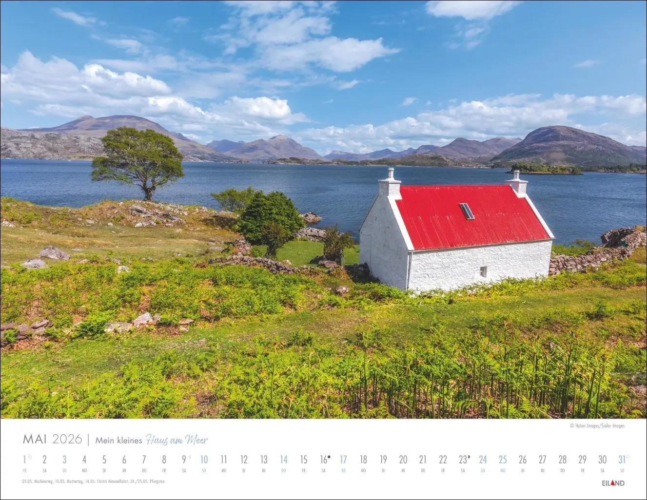 Bild: 9783964024039 | Mein kleines Haus am Meer Kalender 2026 | Kalender | Spiralbindung