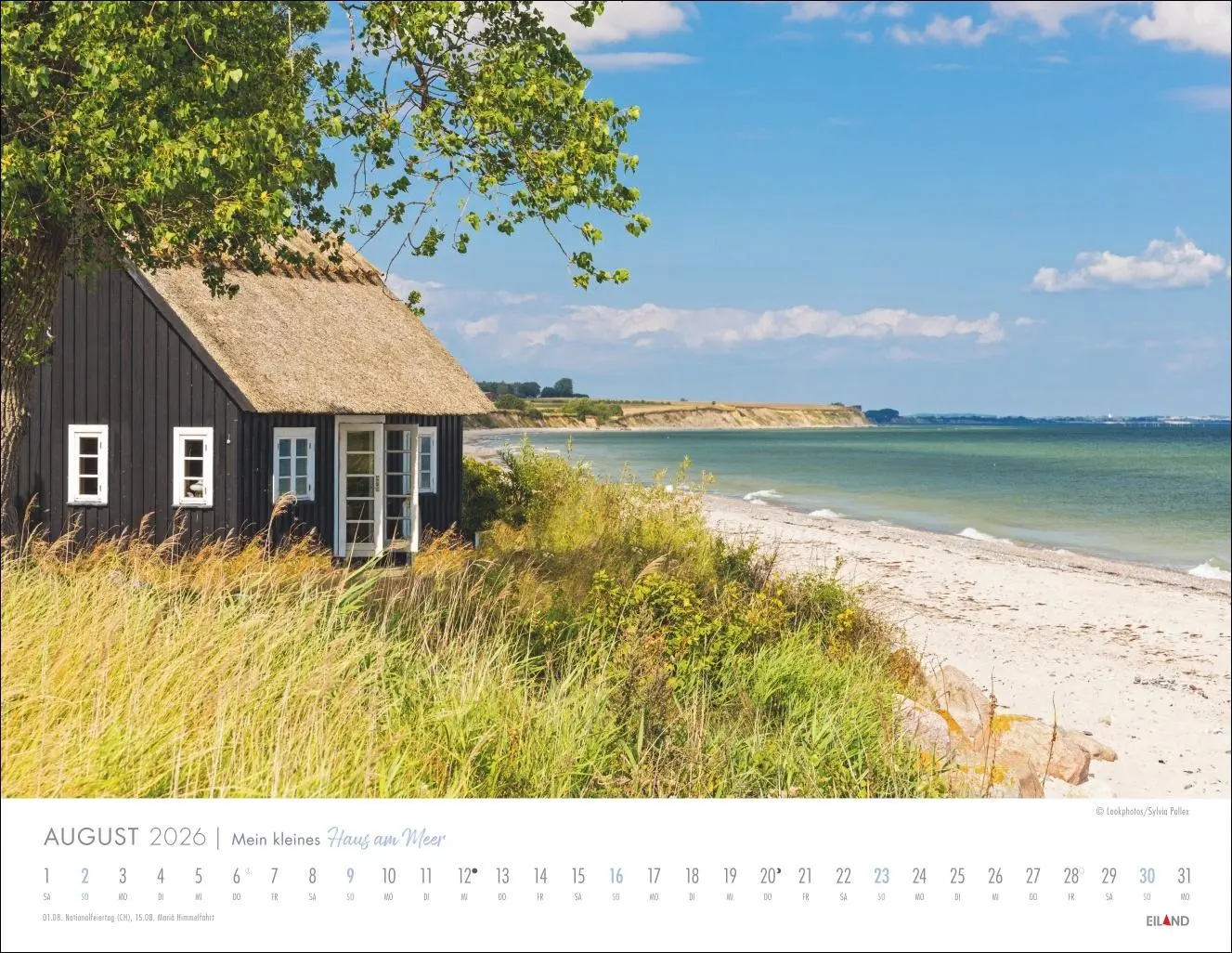 Bild: 9783964024039 | Mein kleines Haus am Meer Kalender 2026 | Kalender | Spiralbindung