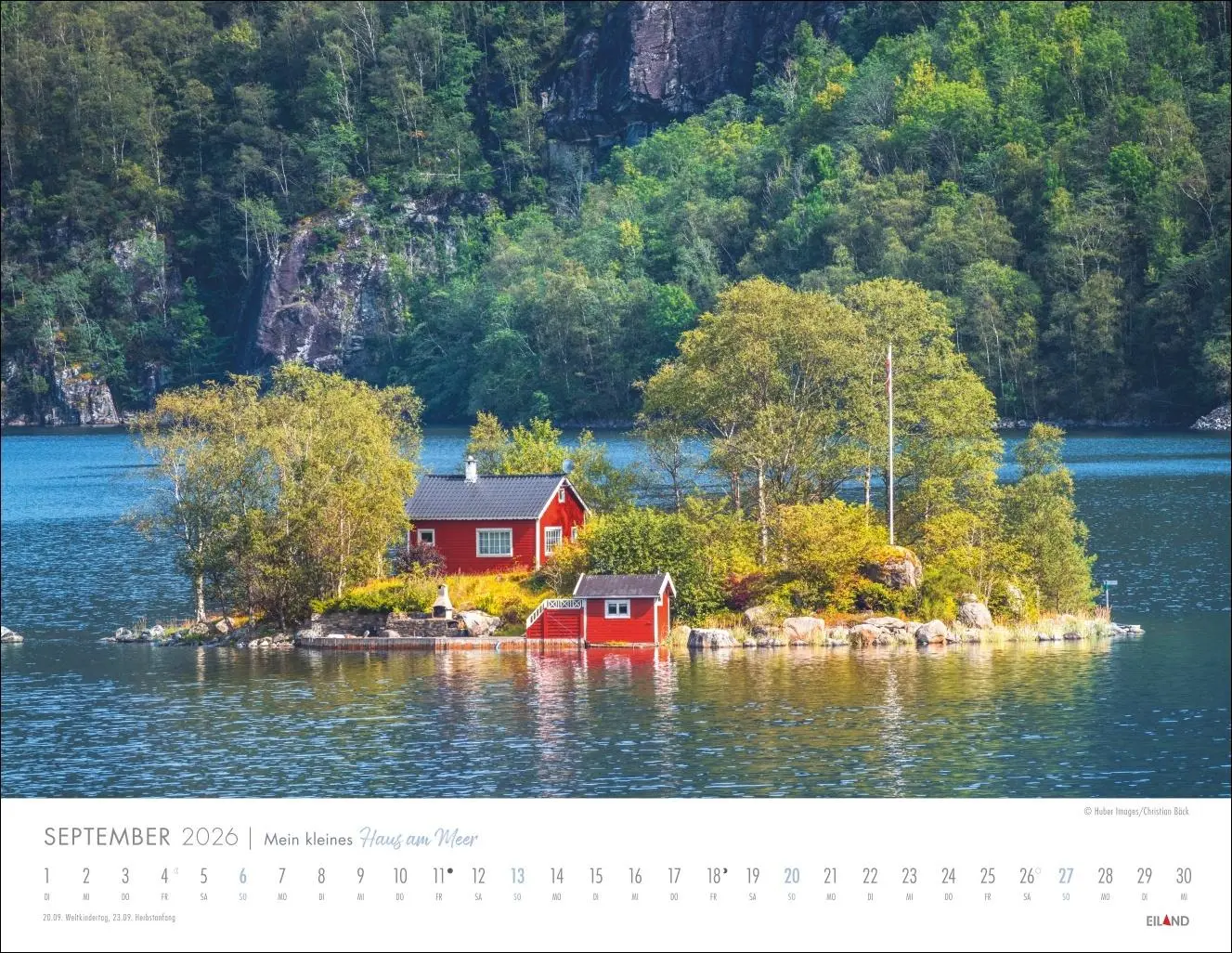 Bild: 9783964024039 | Mein kleines Haus am Meer Kalender 2026 | Kalender | Spiralbindung