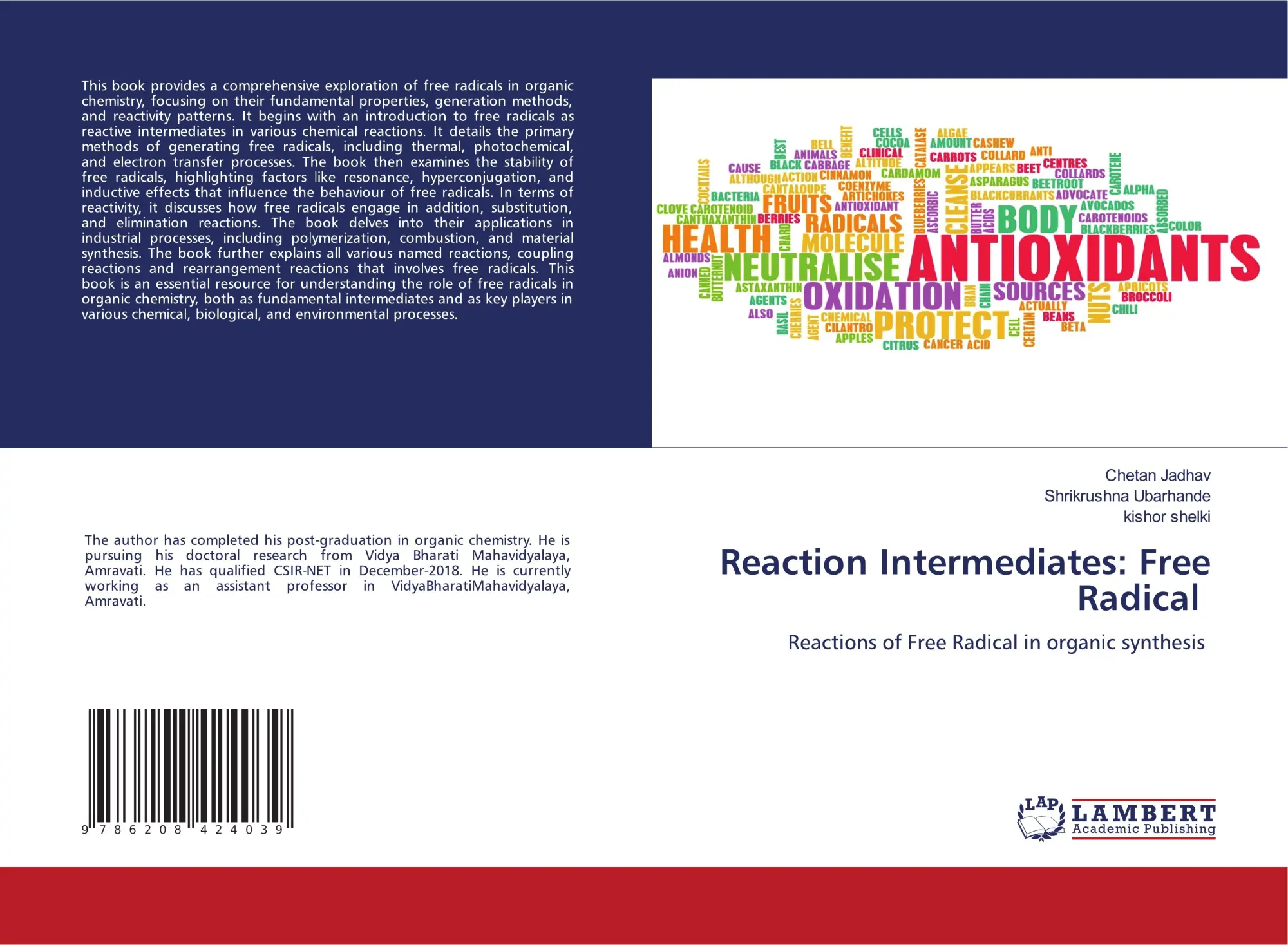 Cover: 9786208424039 | Reaction Intermediates: Free Radical | Chetan Jadhav (u. a.) | Buch