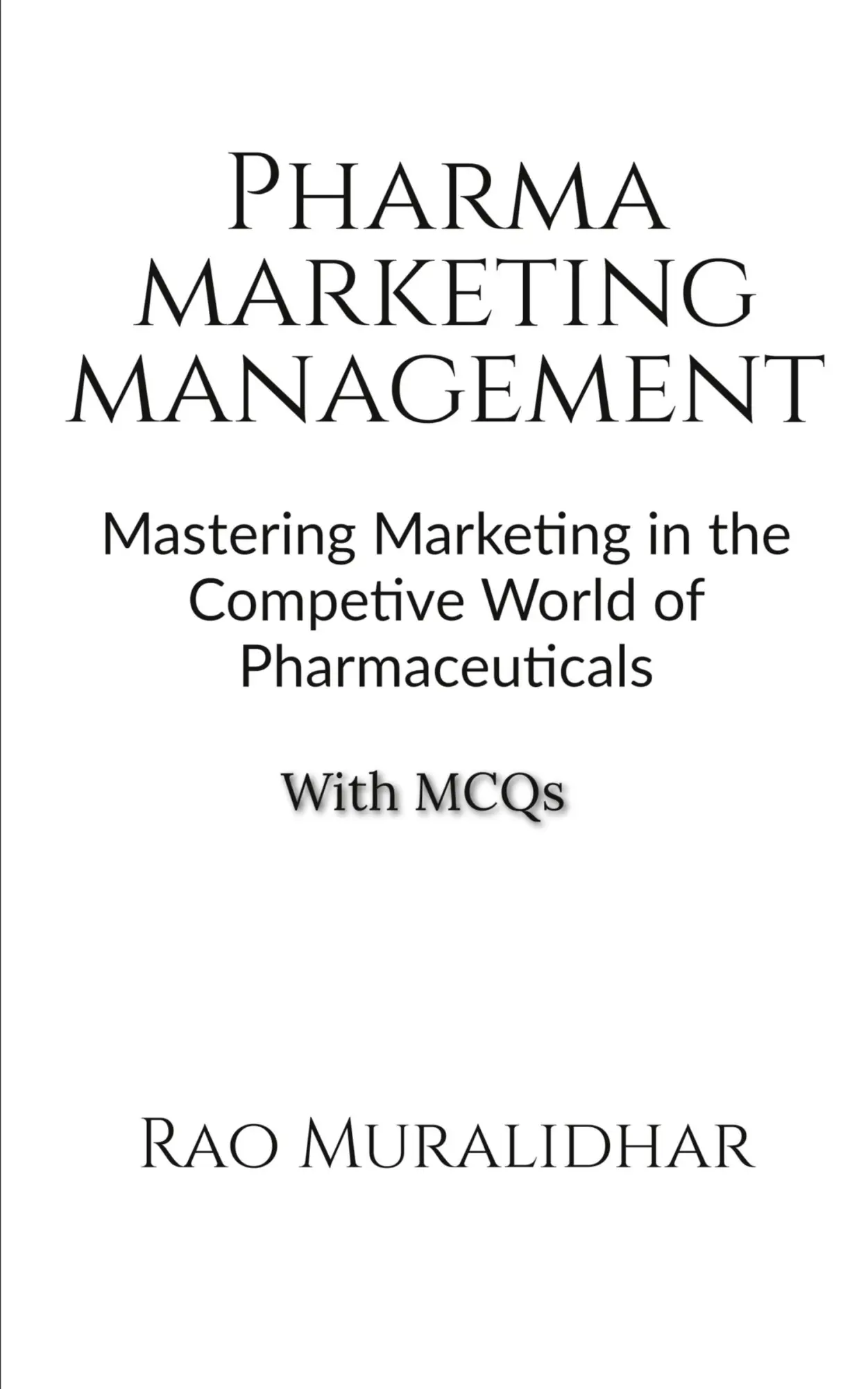 Cover: 9798890024039 | Pharma Marketing Management | Muralidhar Rao | Taschenbuch | Englisch