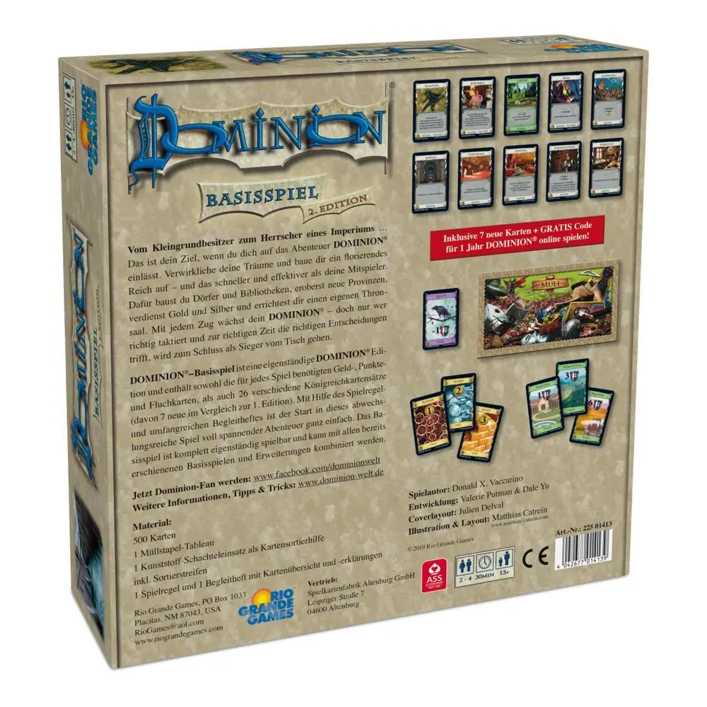 Bild: 4042677014139 | Dominion® Basisspiel - 2. Edition | Rio Grande Games | Spiel | Deutsch