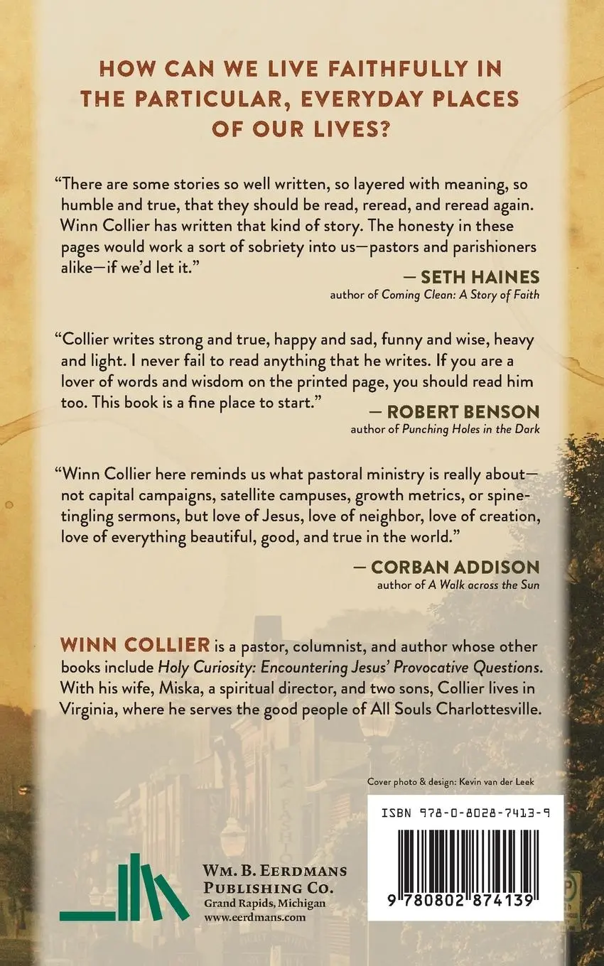 Rückseite: 9780802874139 | Love Big, Be Well | Letters to a Small-Town Church | Winn Collier