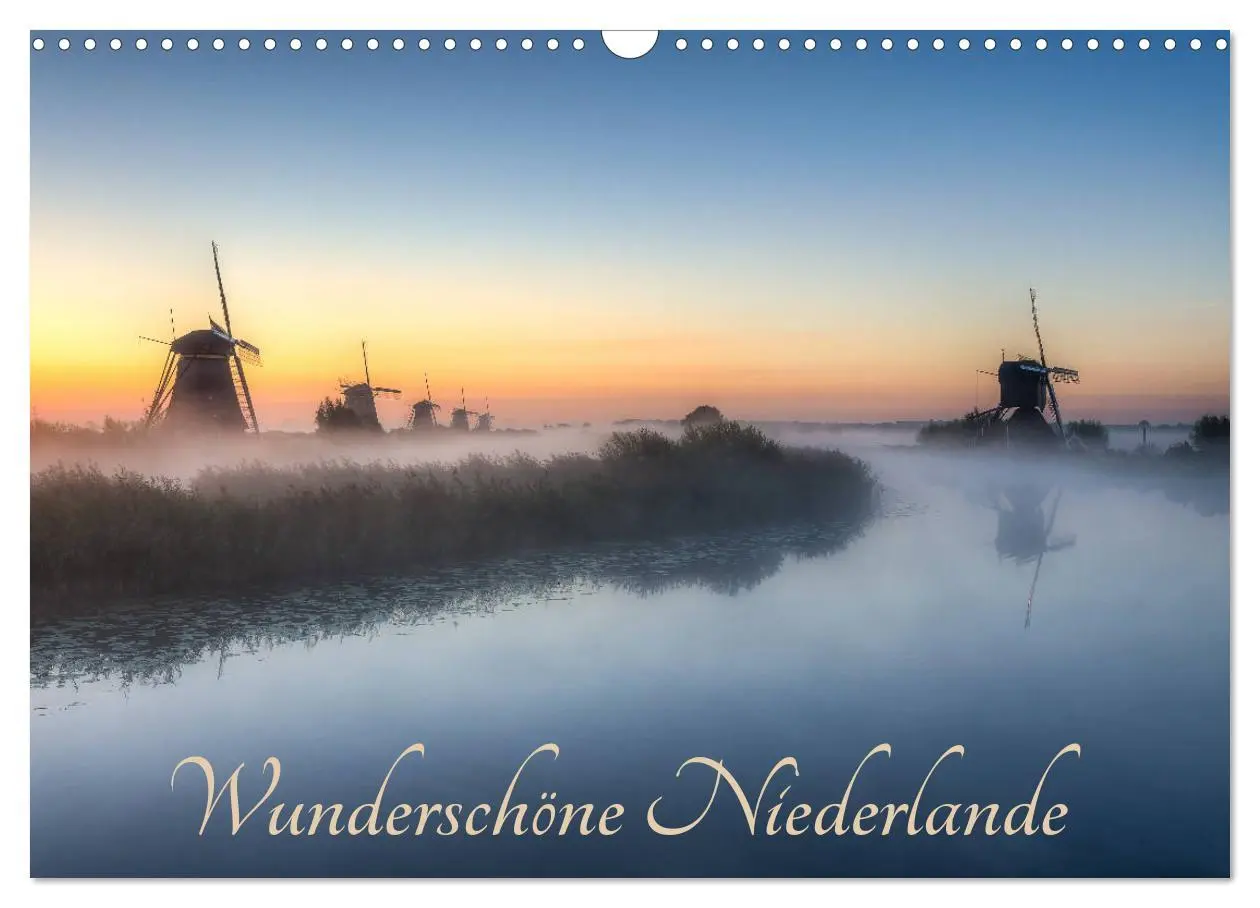 Cover: 9783457684139 | Wunderschöne Niederlande (Wandkalender 2026 DIN A3 quer), CALVENDO...