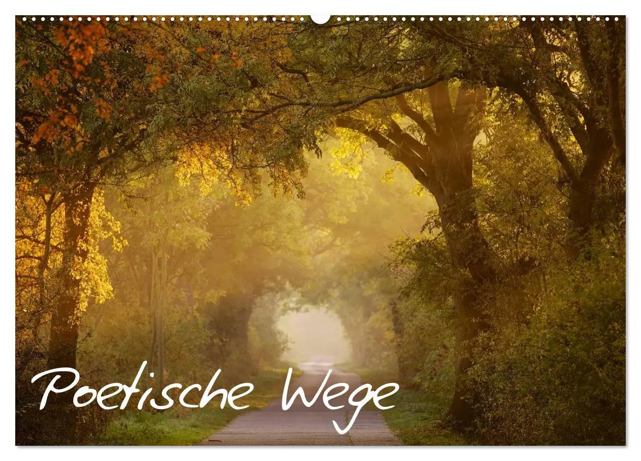 Cover: 9783516154139 | Poetische Wege (Wandkalender 2026 DIN A2 quer), CALVENDO...