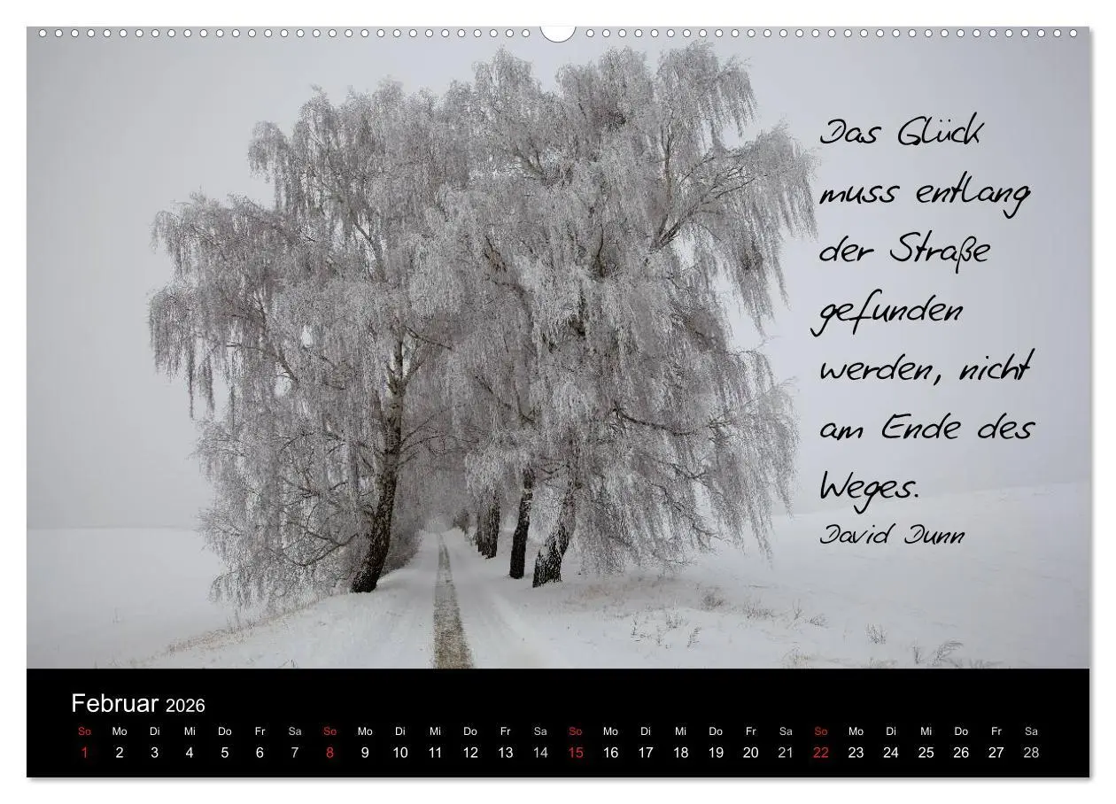 Bild: 9783516154139 | Poetische Wege (Wandkalender 2026 DIN A2 quer), CALVENDO...