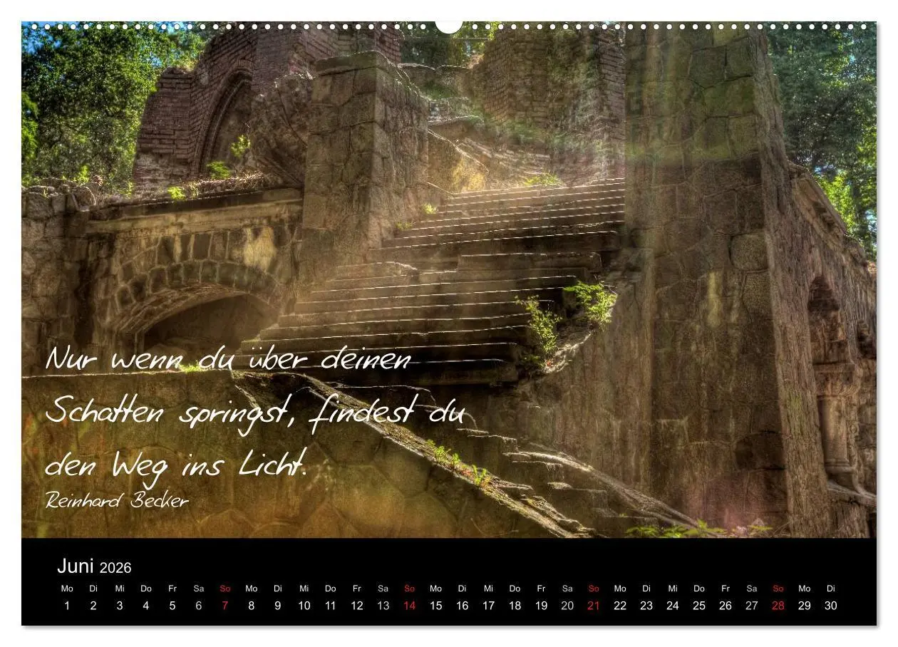 Bild: 9783516154139 | Poetische Wege (Wandkalender 2026 DIN A2 quer), CALVENDO...