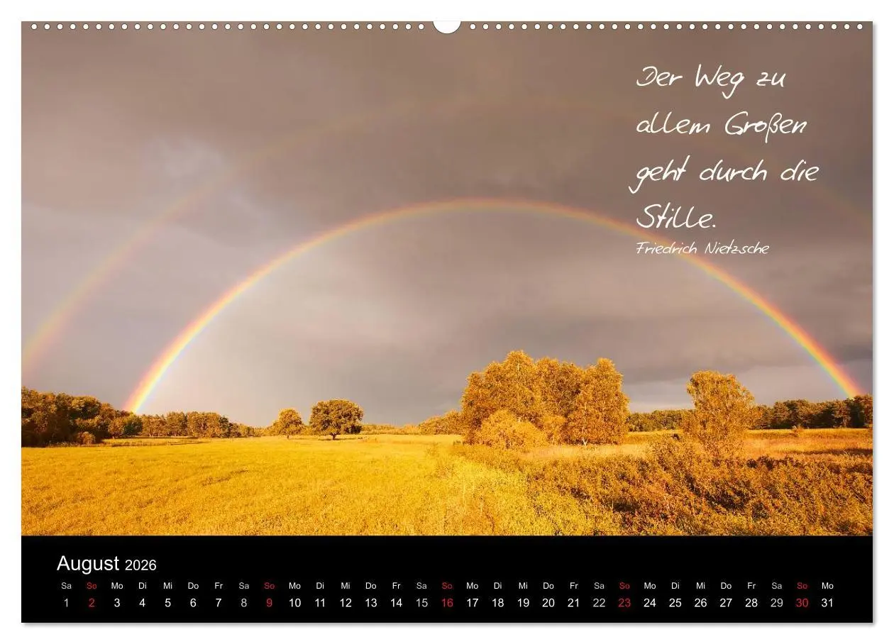 Bild: 9783516154139 | Poetische Wege (Wandkalender 2026 DIN A2 quer), CALVENDO...